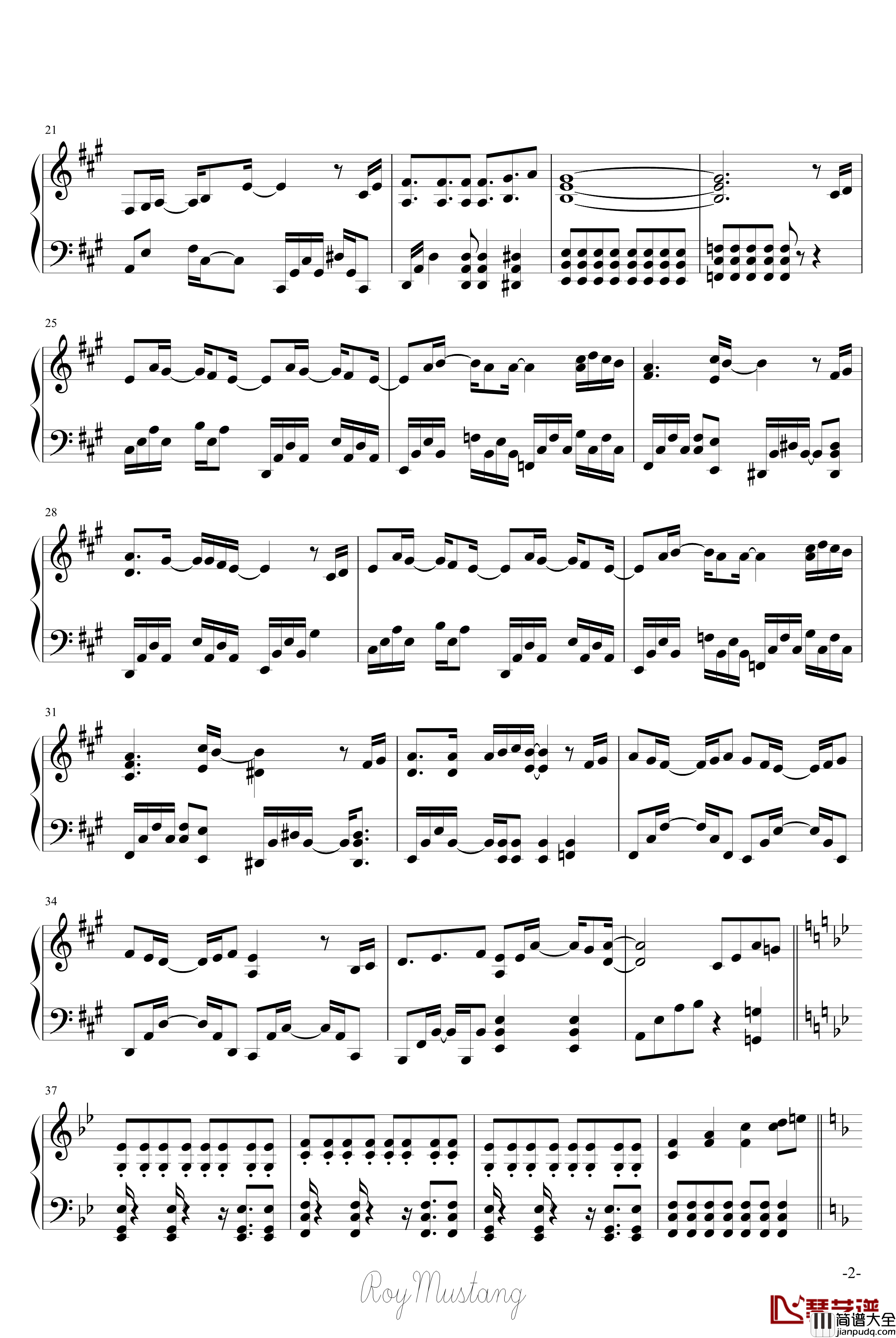 桜ノ雨钢琴谱_毕业歌_动漫影视