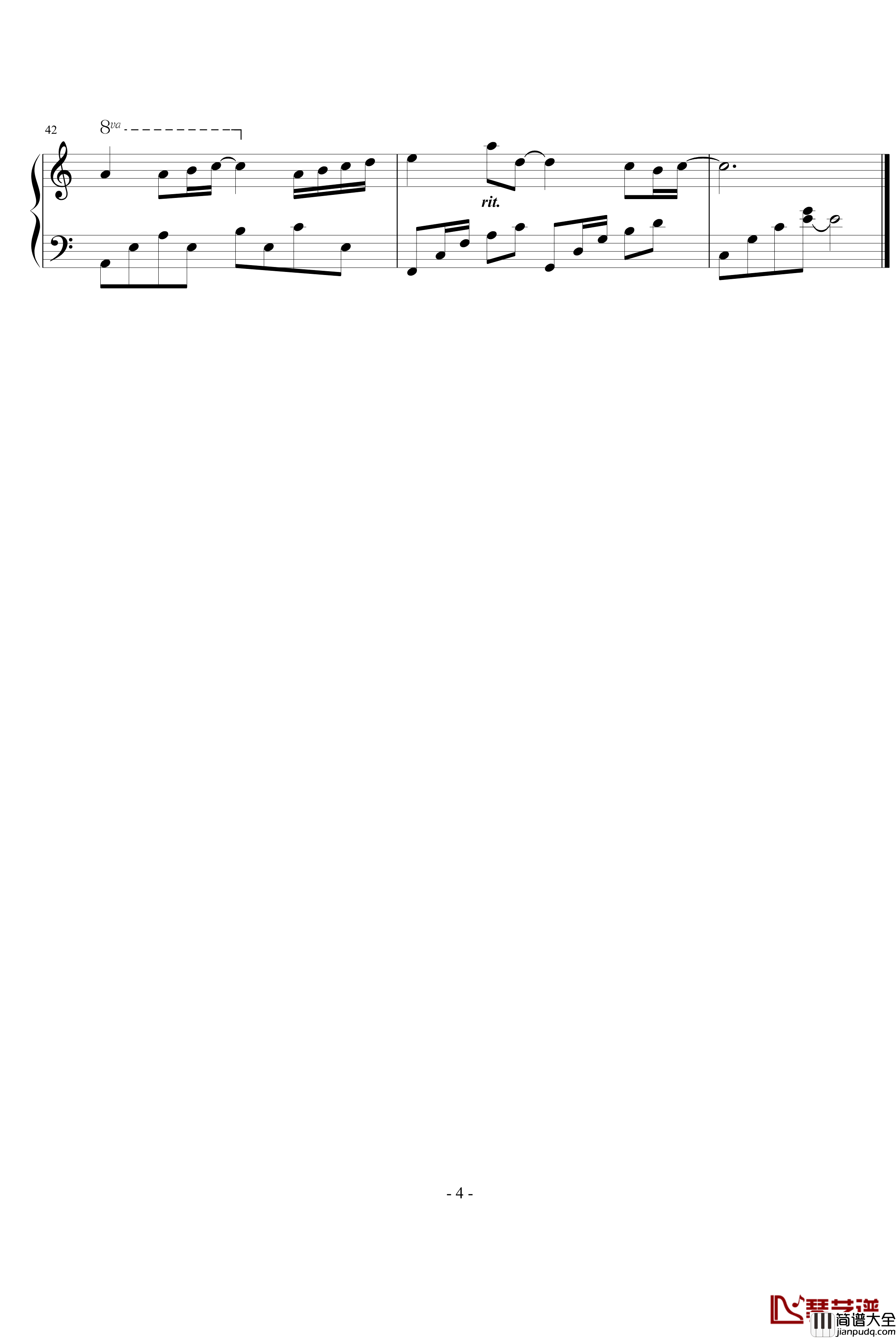 回忆的寄托钢琴谱_我不是肖邦