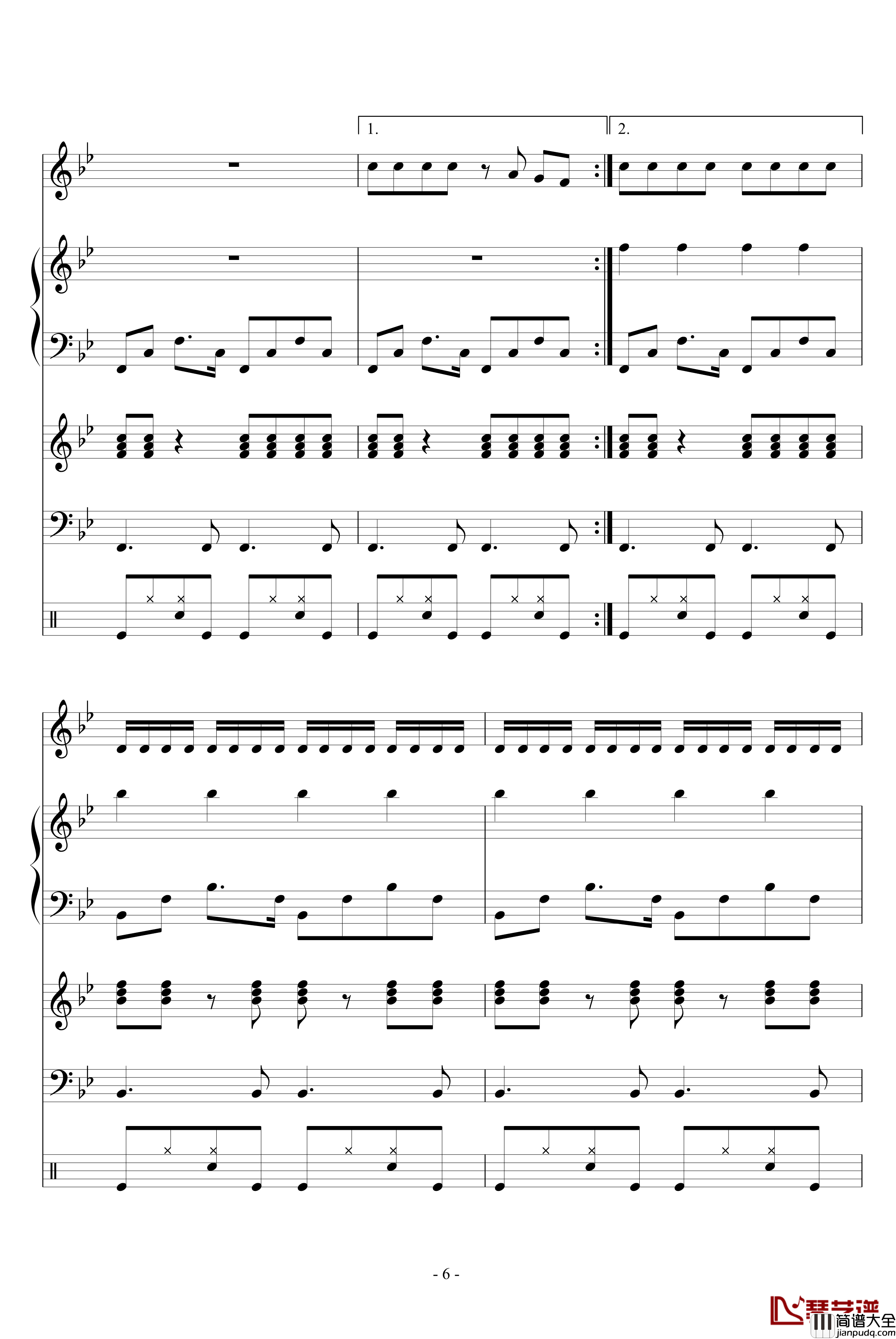 销声匿迹钢琴谱_血腥残阳