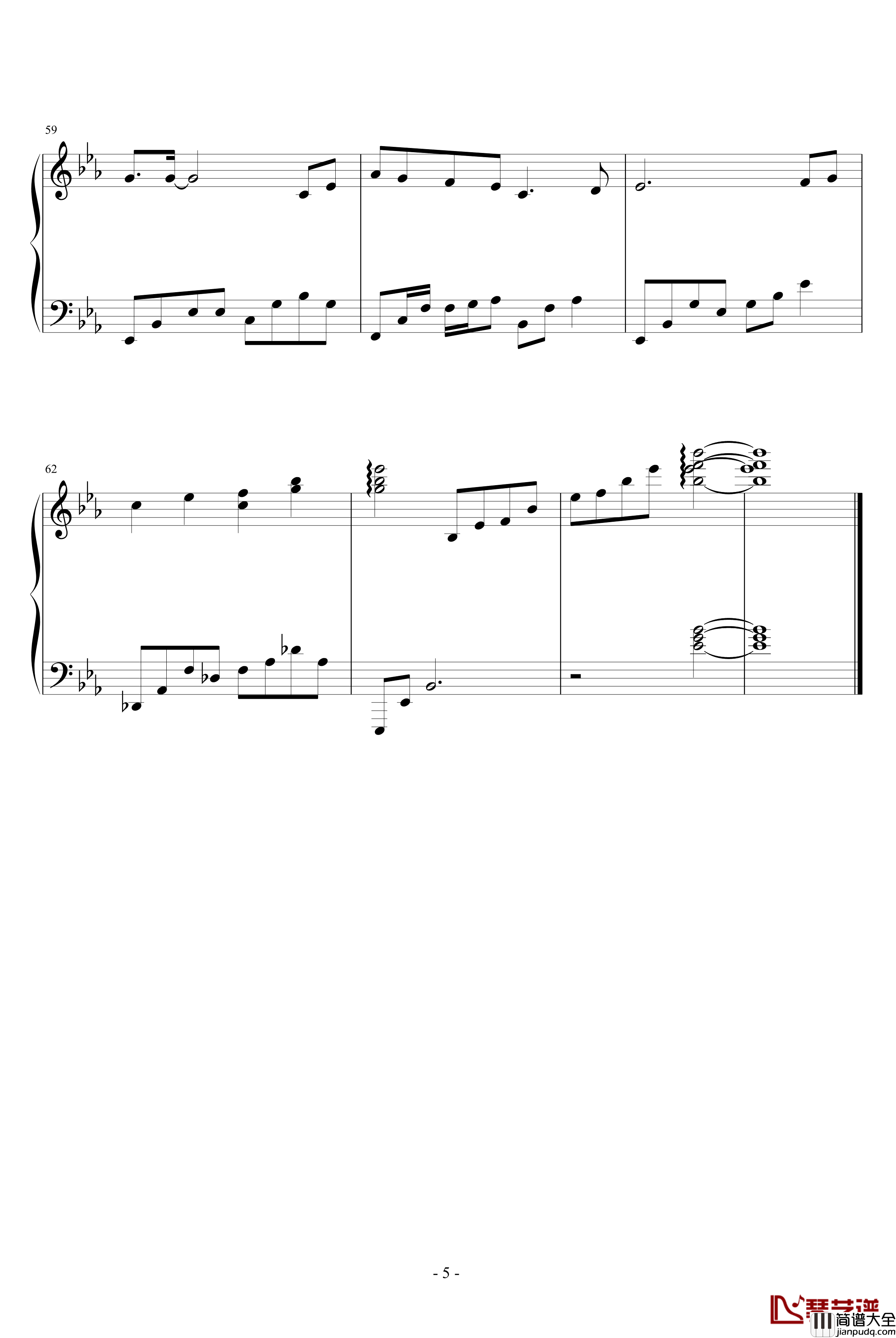 为你钟情钢琴谱_钢琴独奏版_张国荣