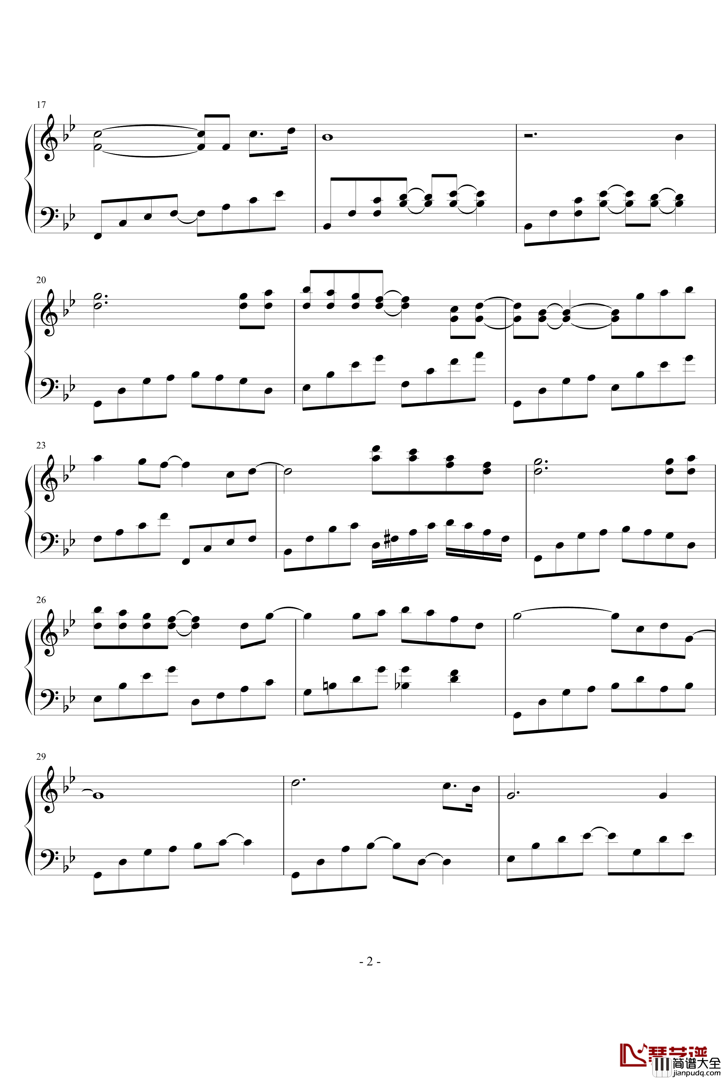 Comfort钢琴谱_安慰_文武贝