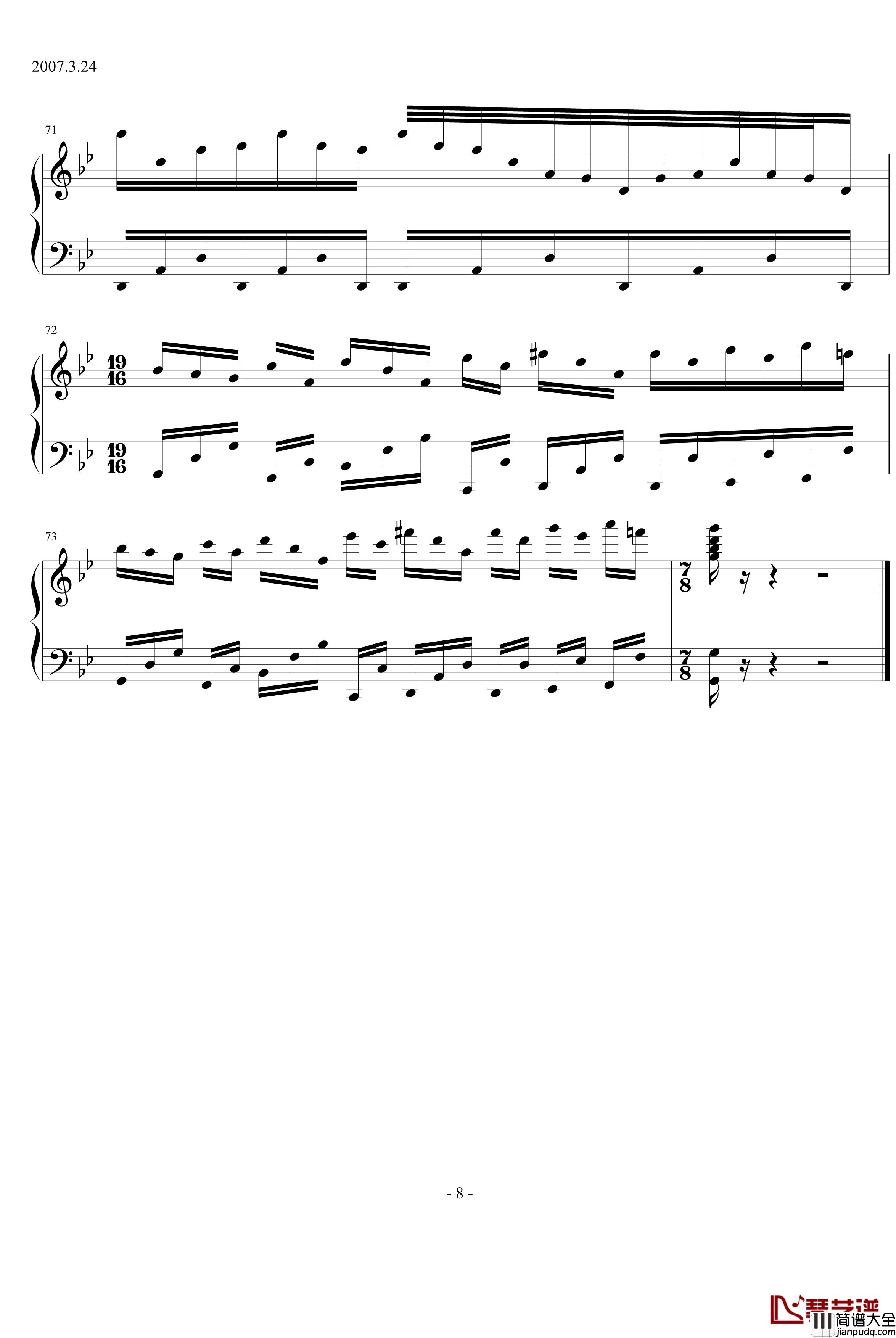 Marching_Season钢琴谱_雅尼