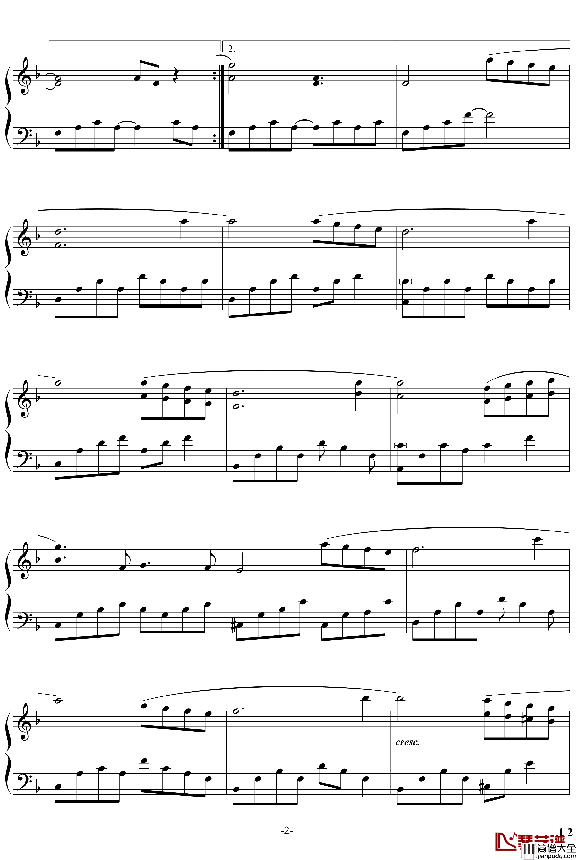 白日梦钢琴谱_Kevin_Kern_Sundial_Dreams