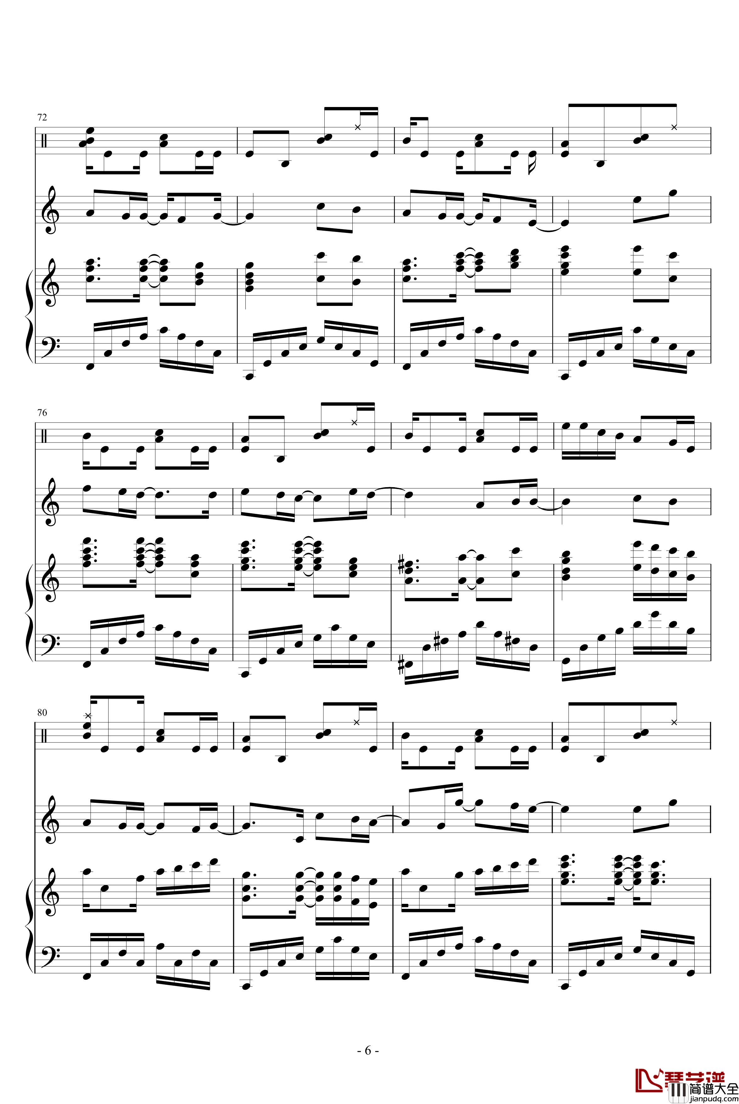 my_love钢琴谱_修改版_westlife_西城男孩