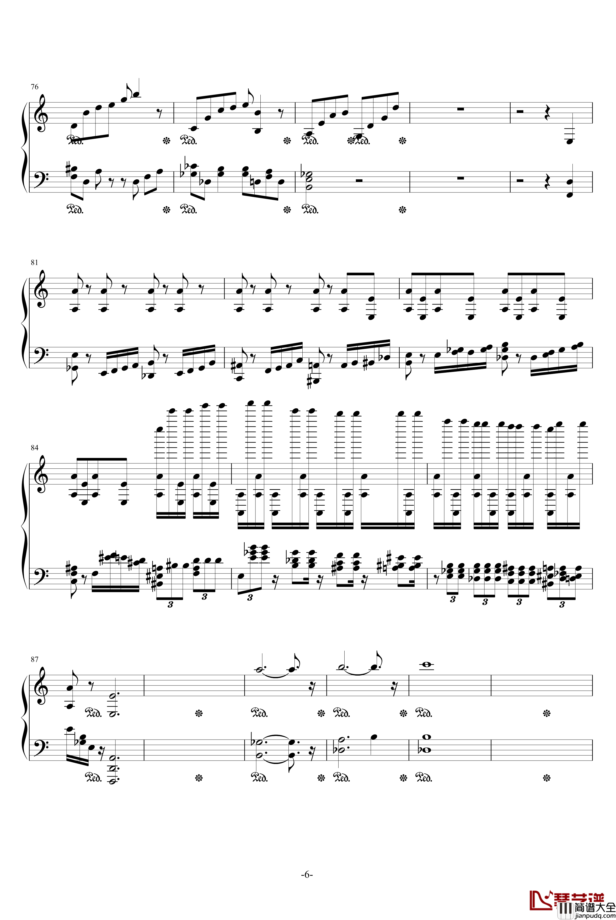 Anti_Ares钢琴谱_PF_Concerto_No.1__ピアノ協奏曲1番_蠍火_游戏