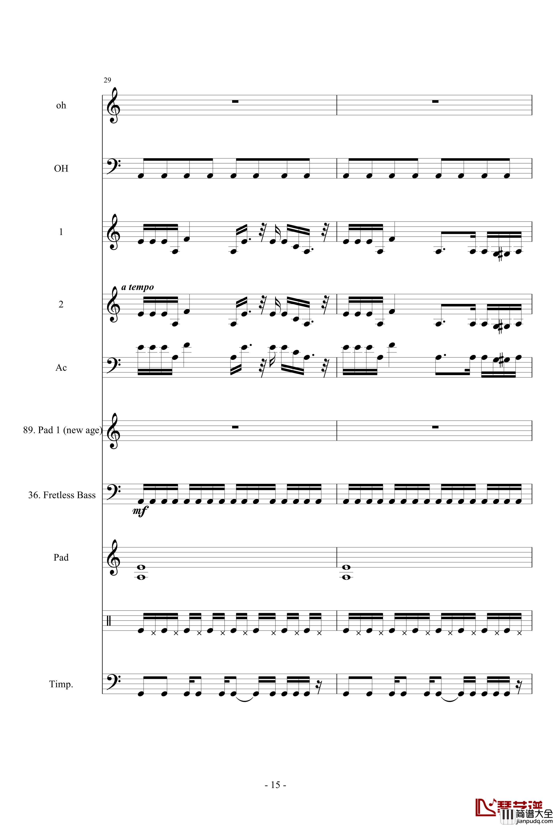 虚张声势钢琴谱_CirahNitex_钢琴叫兽