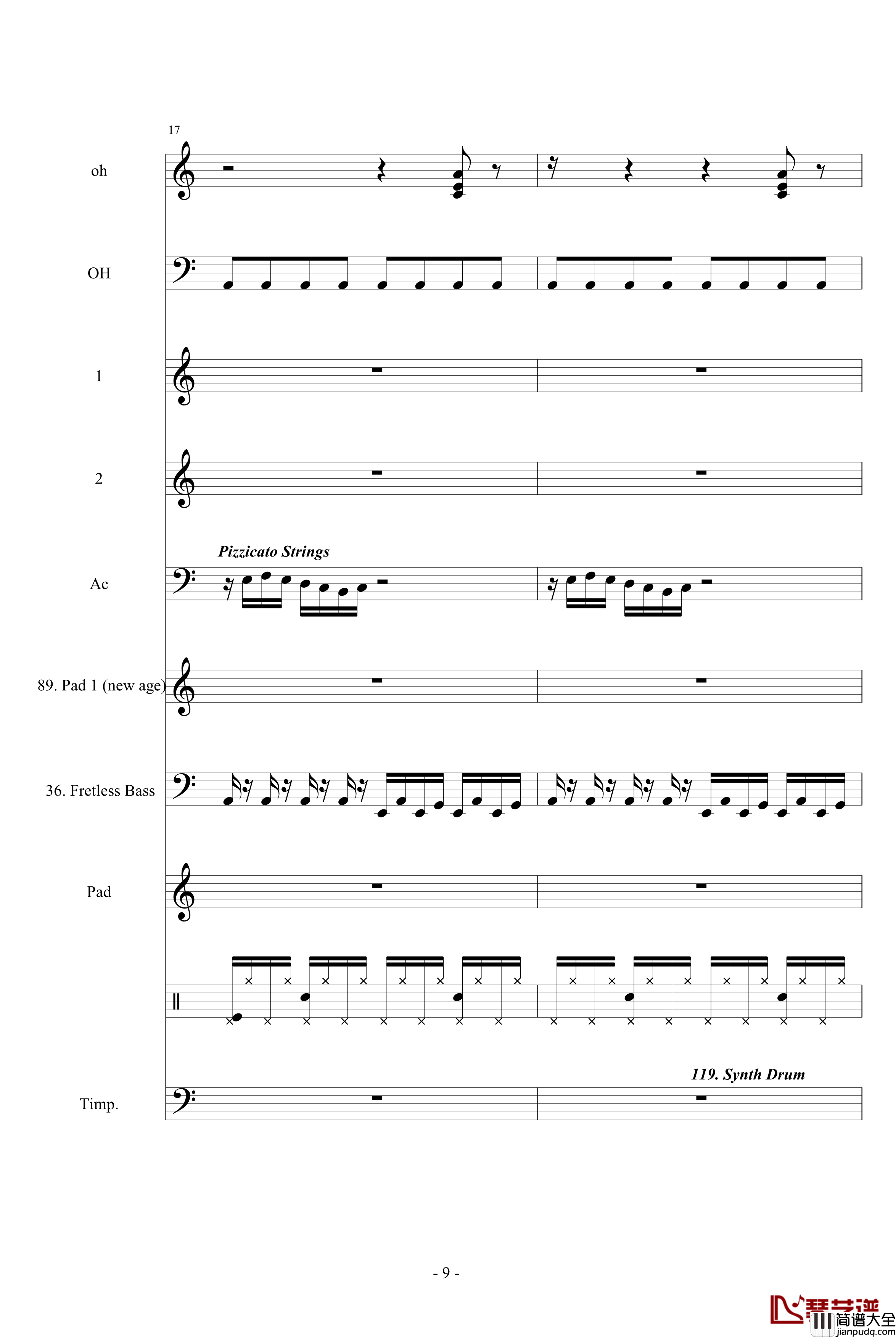 虚张声势钢琴谱_CirahNitex_钢琴叫兽