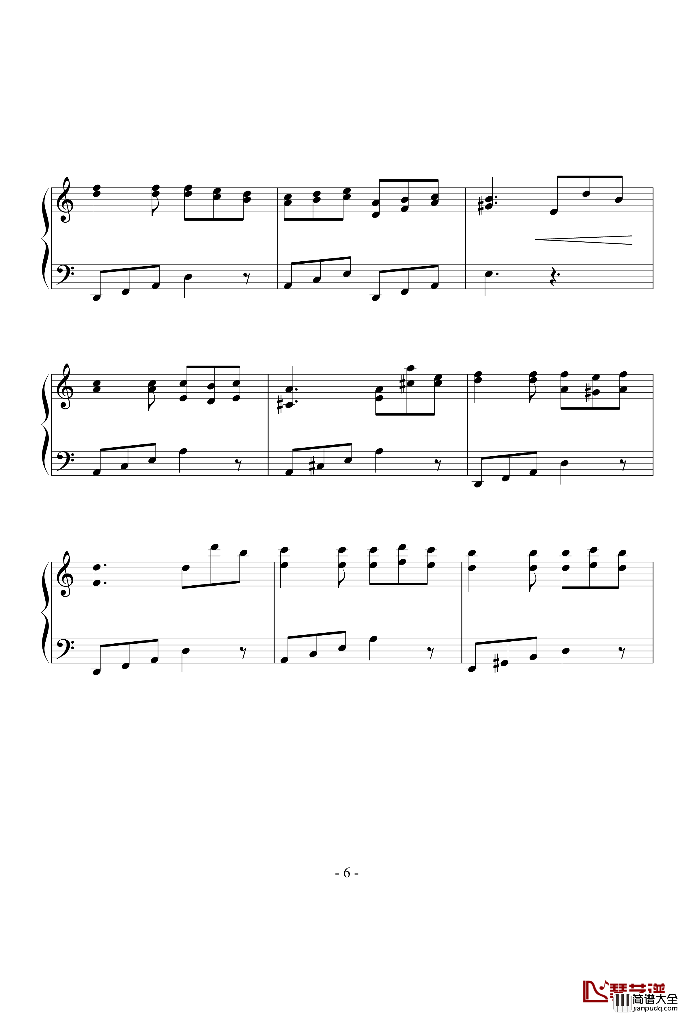 明日的舞钢琴谱_elisa2016