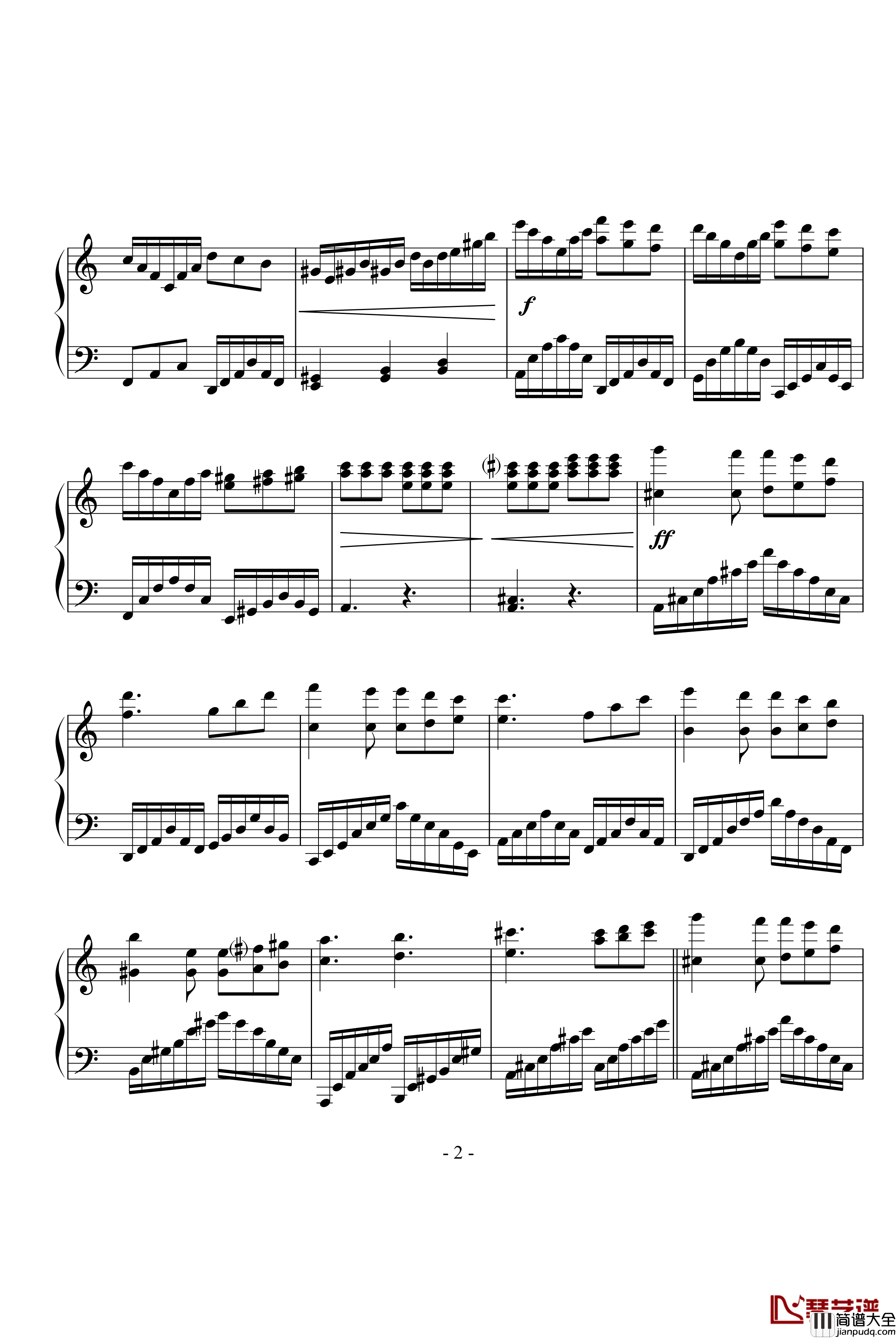 明日的舞钢琴谱_elisa2016