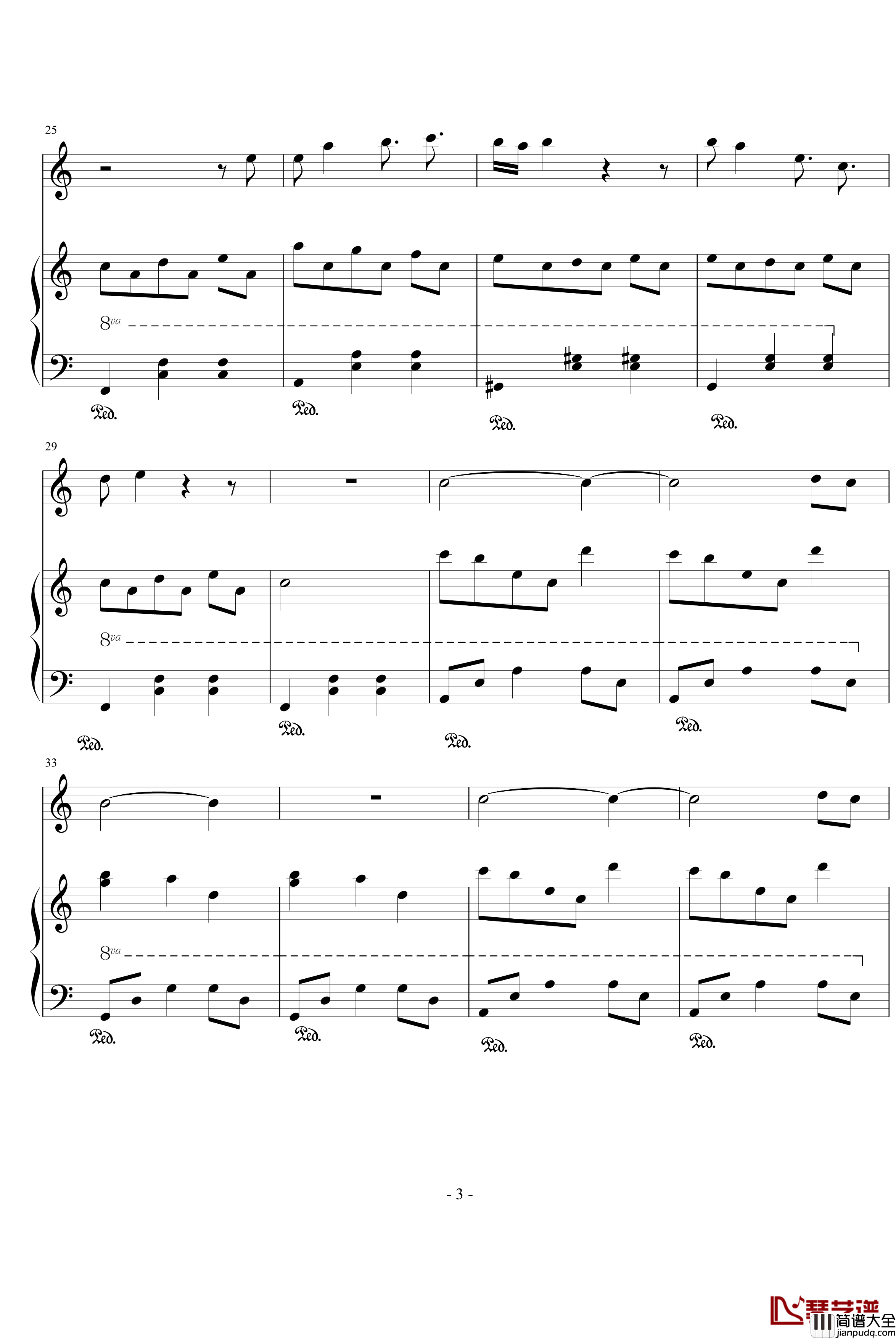 the_hill钢琴谱_once情难独奏_影视