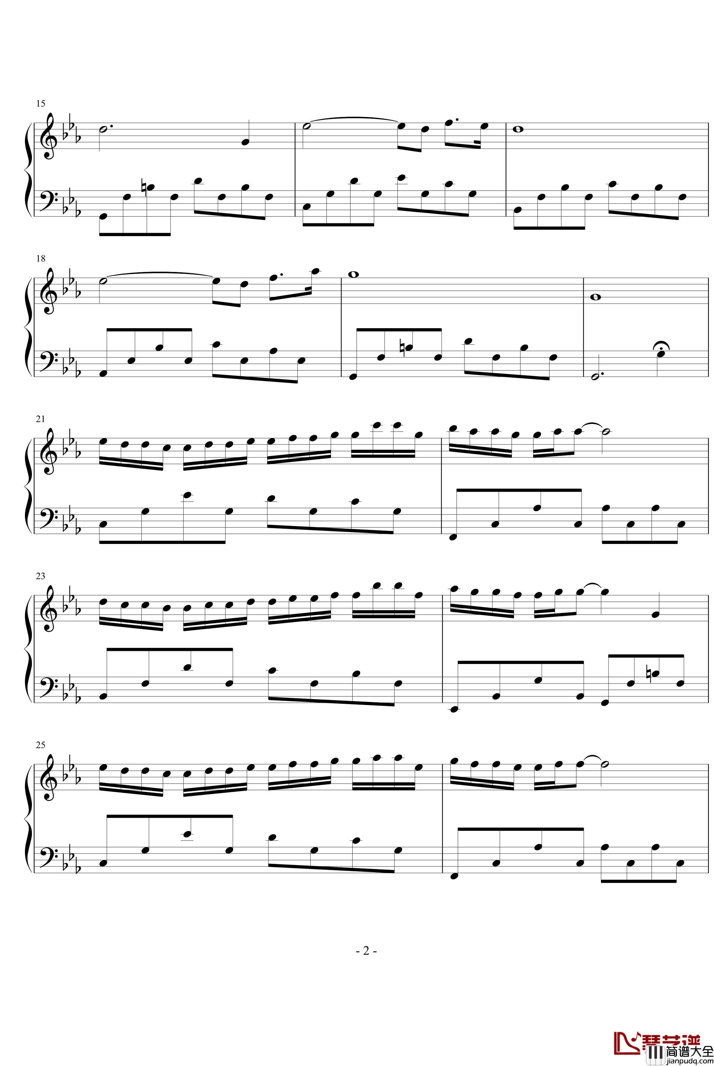 念钢琴谱_钢琴叫兽