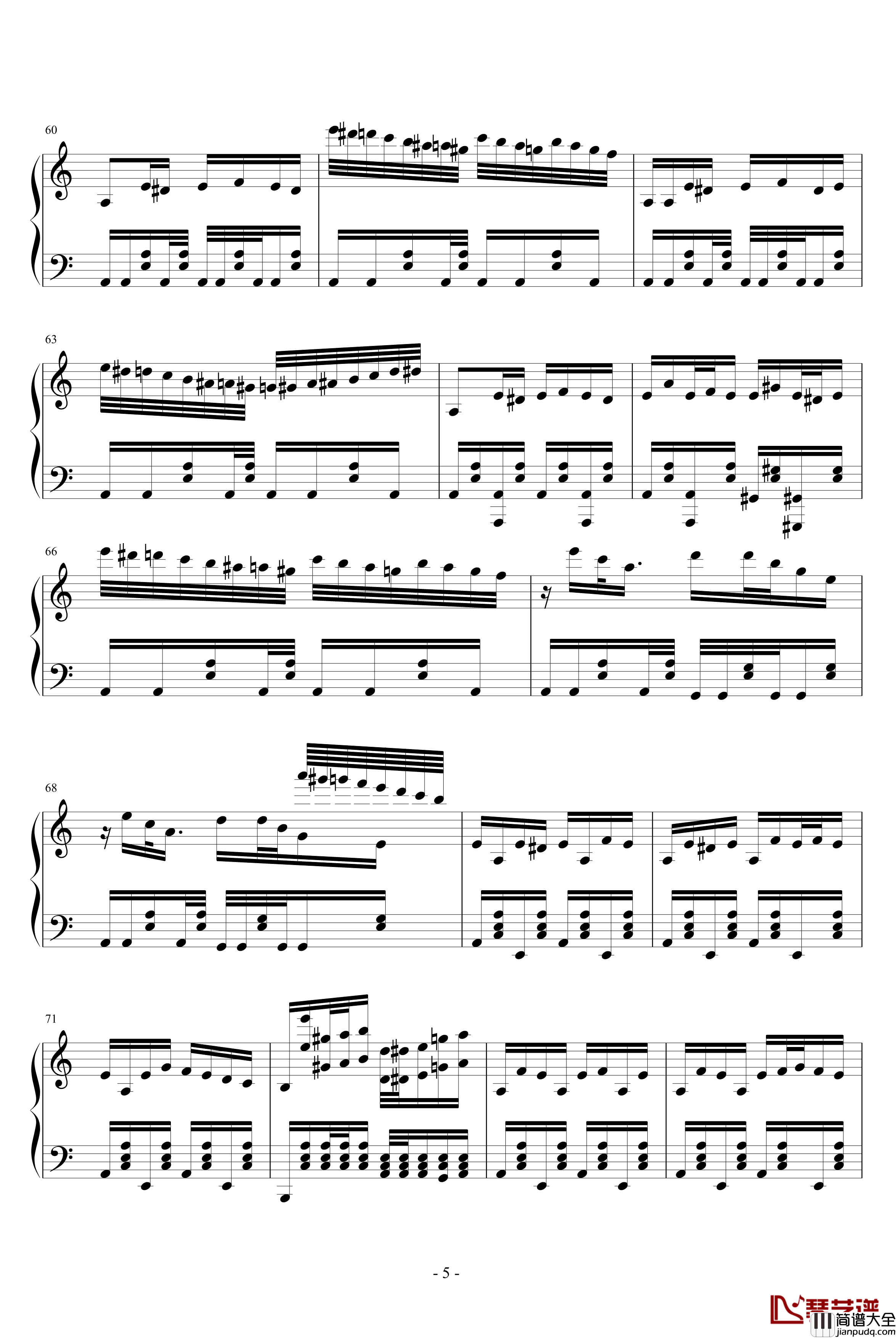 幽灵盛典2钢琴谱_动漫影视