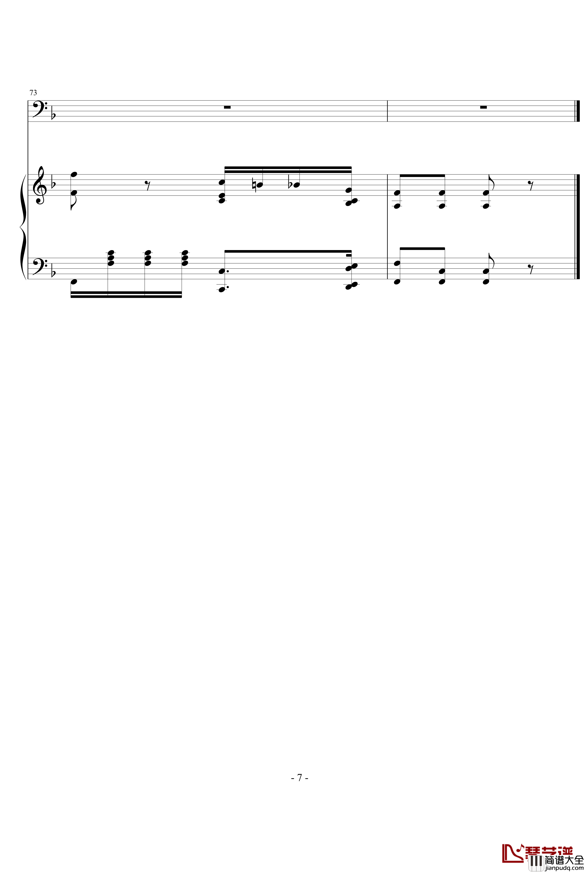 大提琴协奏曲钢琴谱_海顿