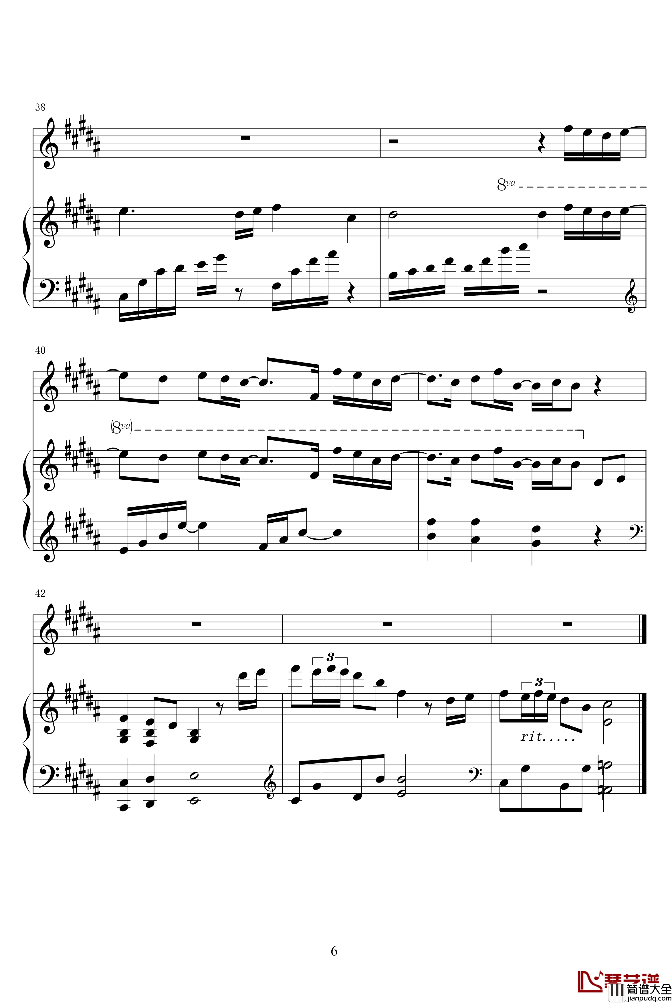 向左走向右走钢琴谱_光良