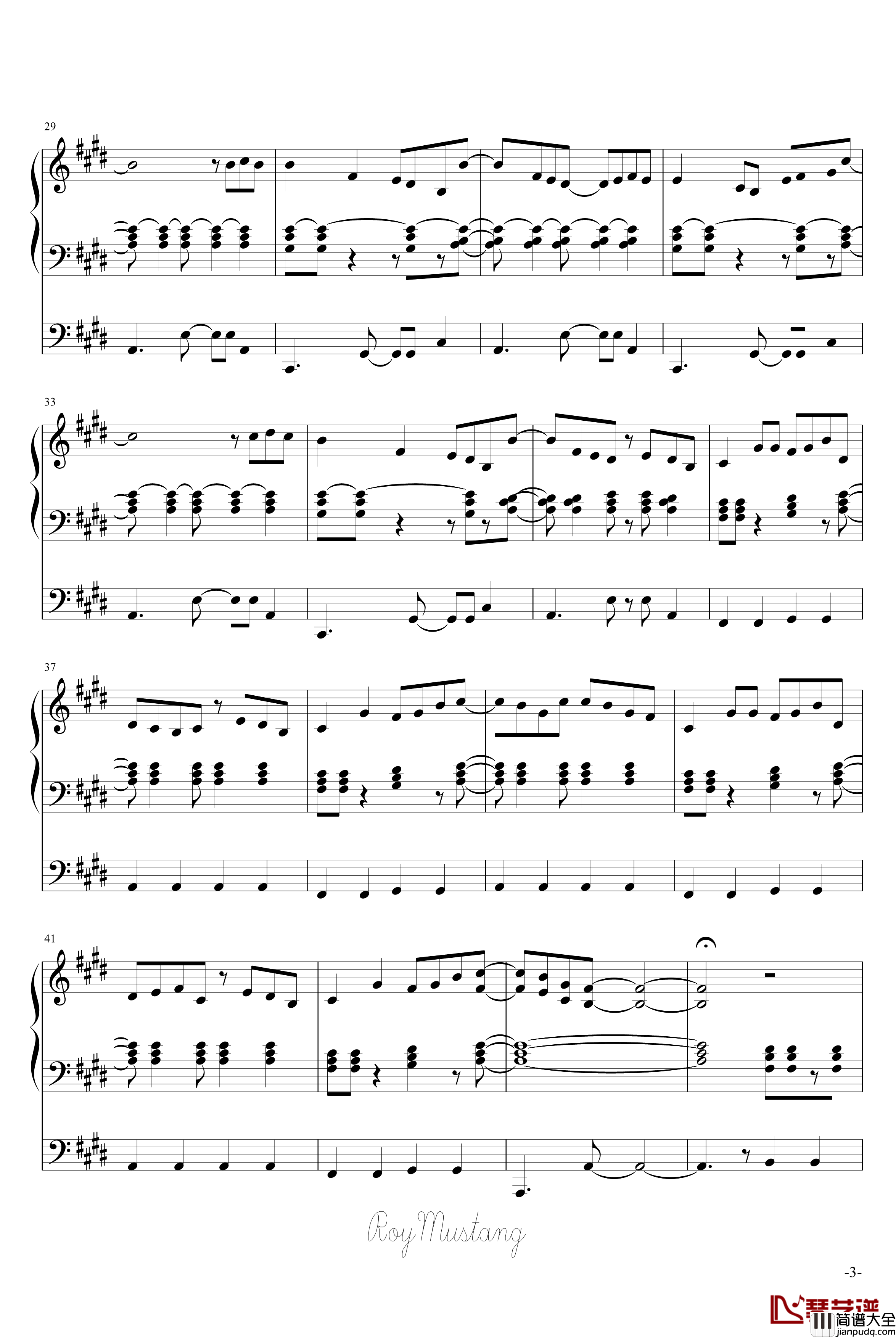 炉心融解钢琴谱_动漫影视_镜音リン