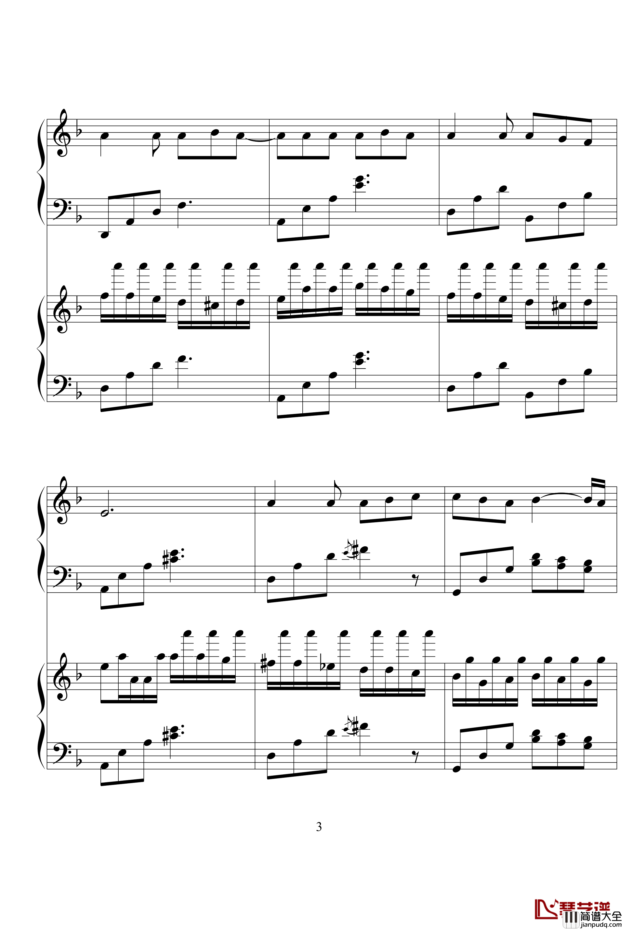 我不会唱歌钢琴谱_完整版_李克勤