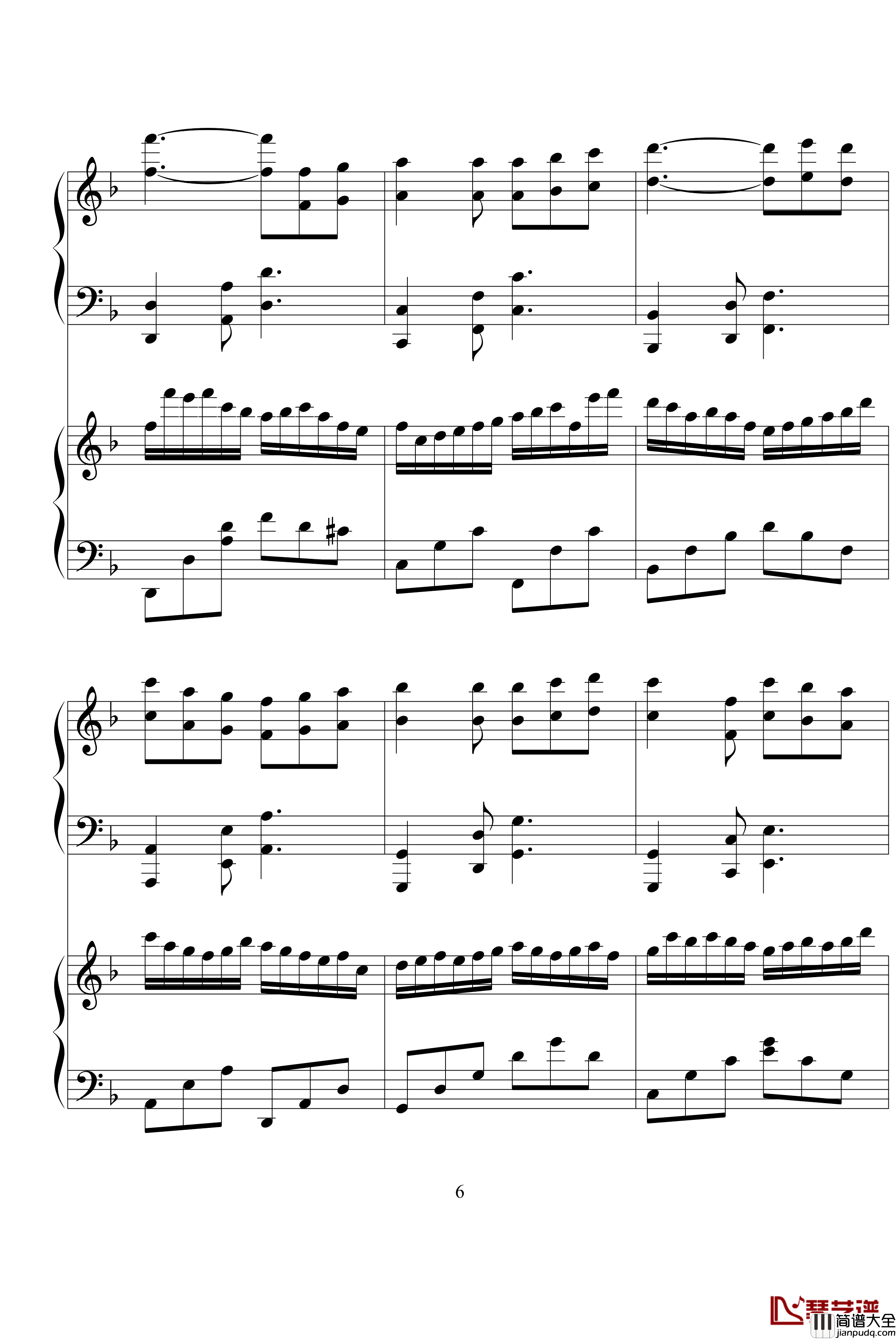 我不会唱歌钢琴谱_完整版_李克勤