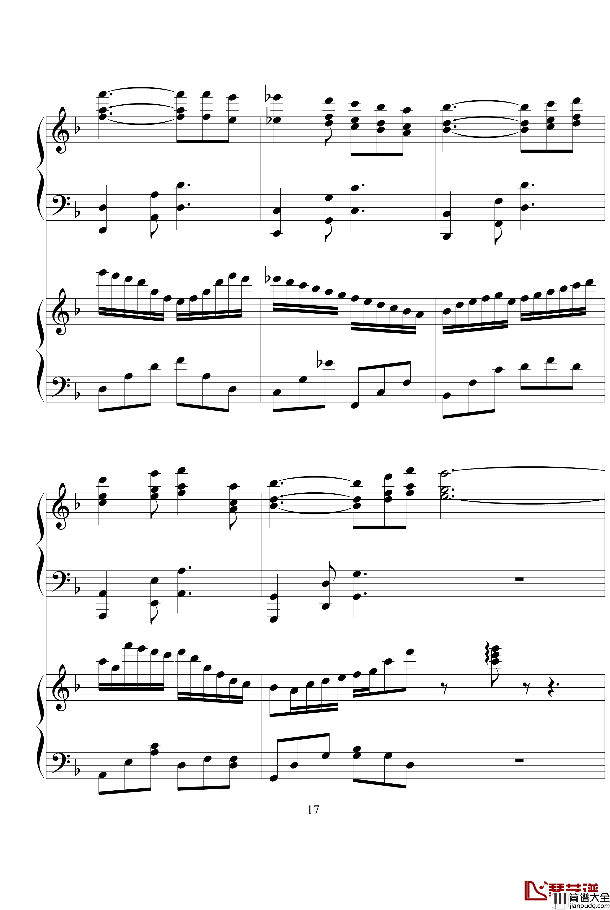 我不会唱歌钢琴谱_完整版_李克勤