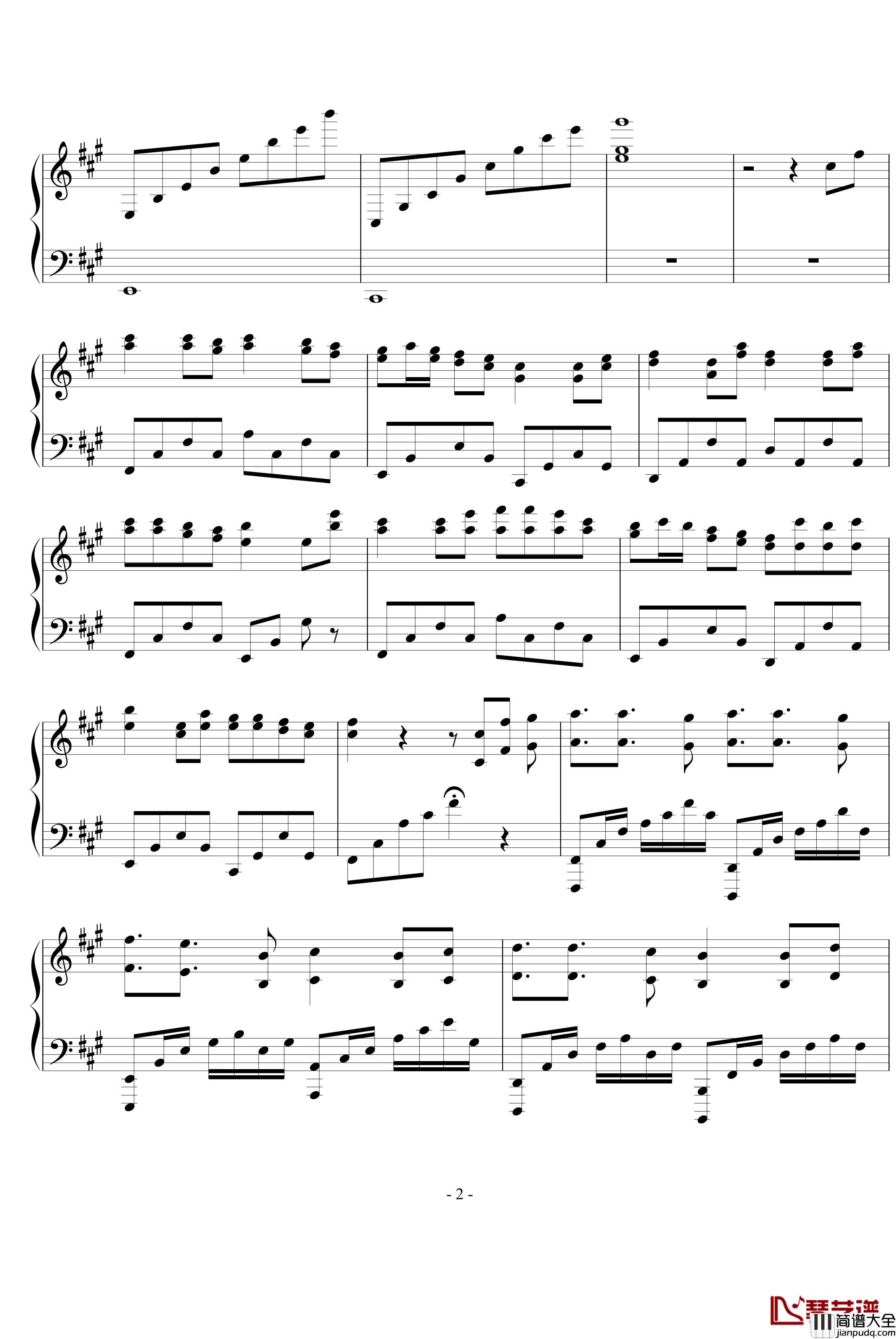 幻城钢琴谱_aqtq314