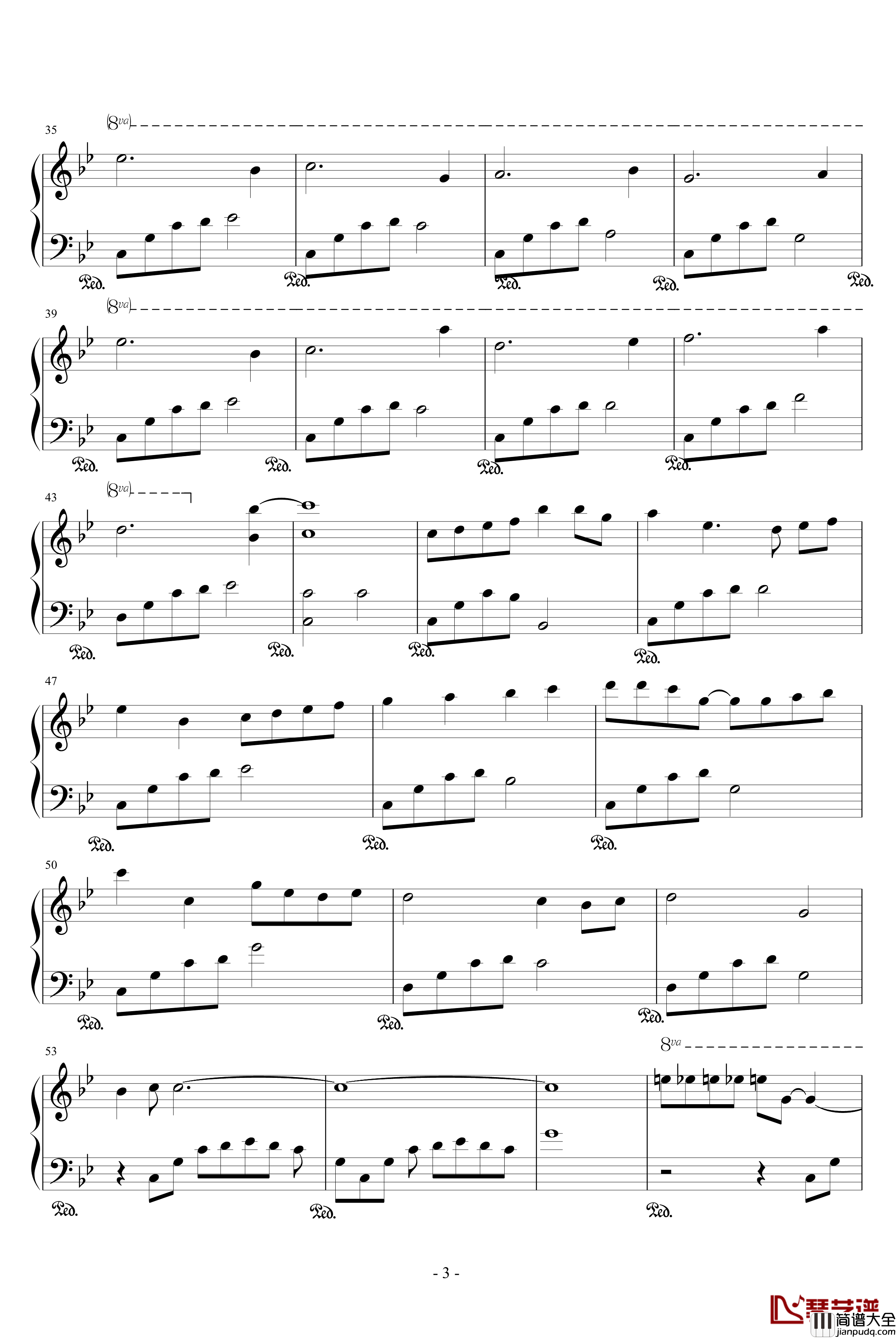 忧伤小调钢琴谱_竹昔