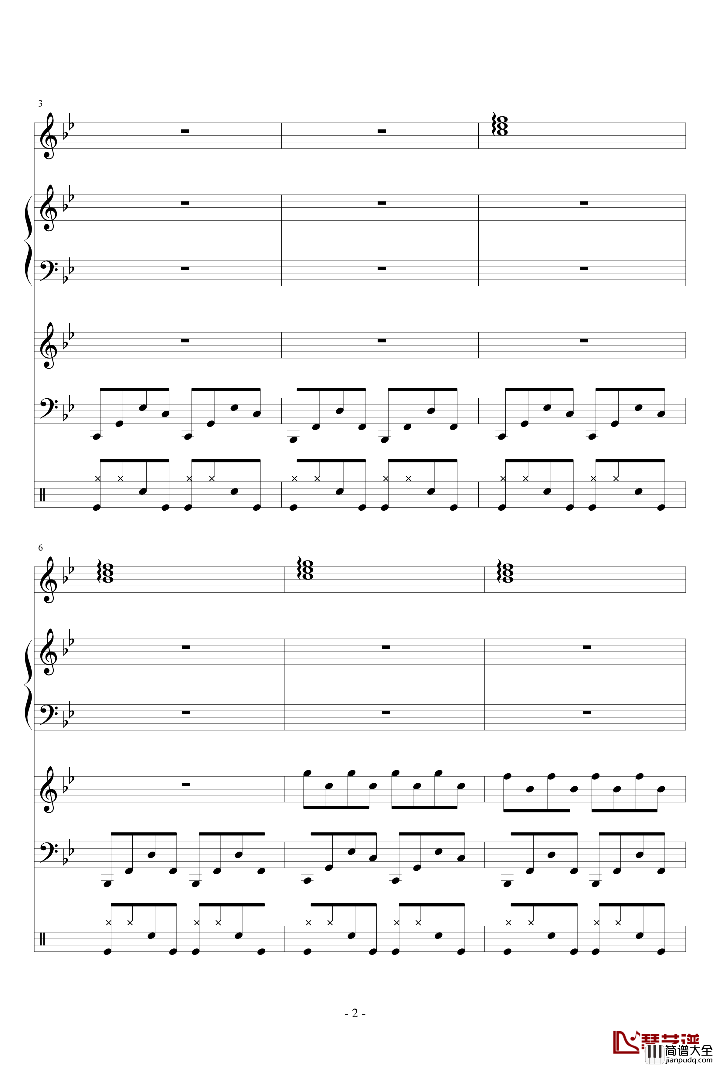 人类与自然的角逐枪响钢琴谱_血腥残阳