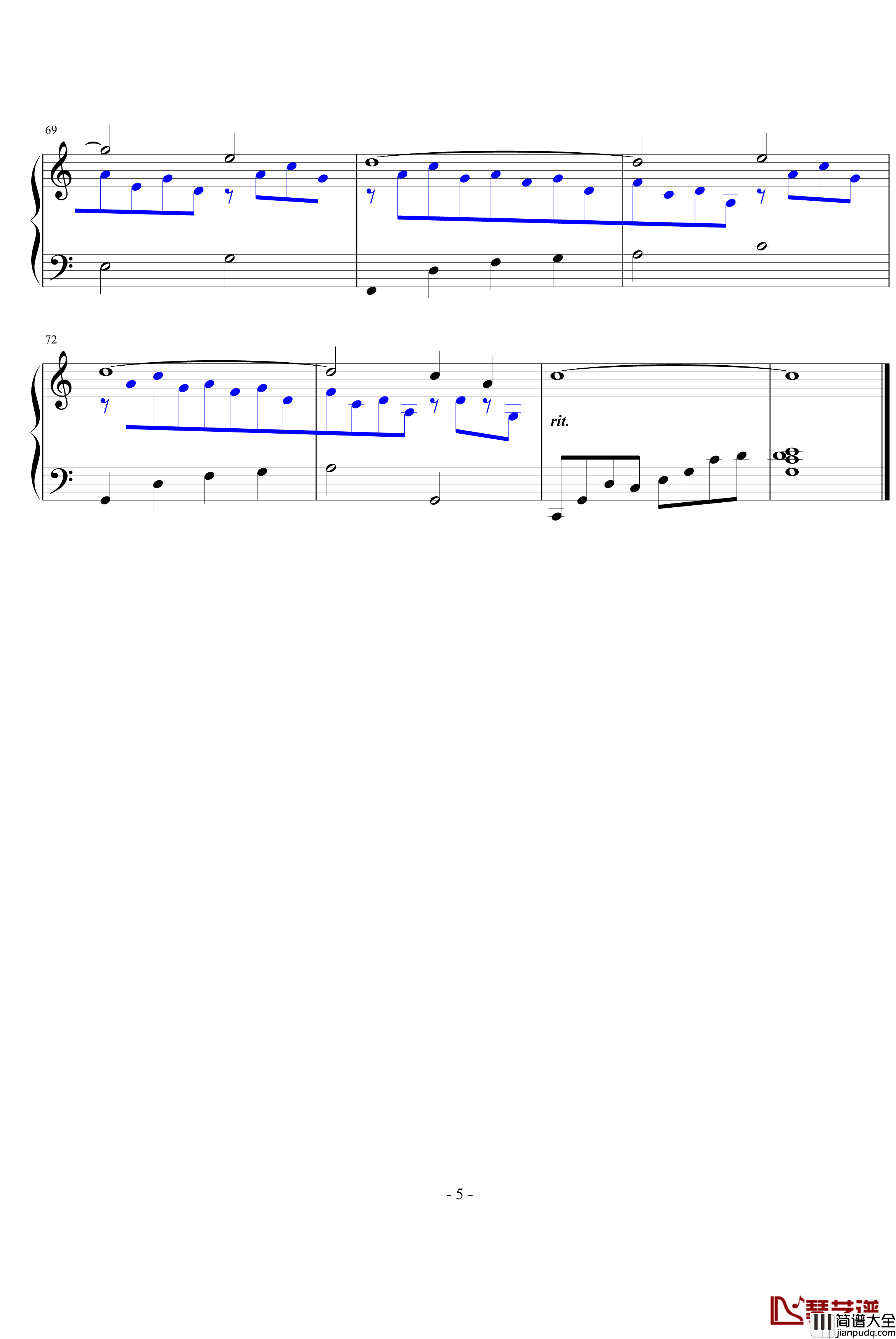 暮春之吟钢琴谱_钢琴叫兽