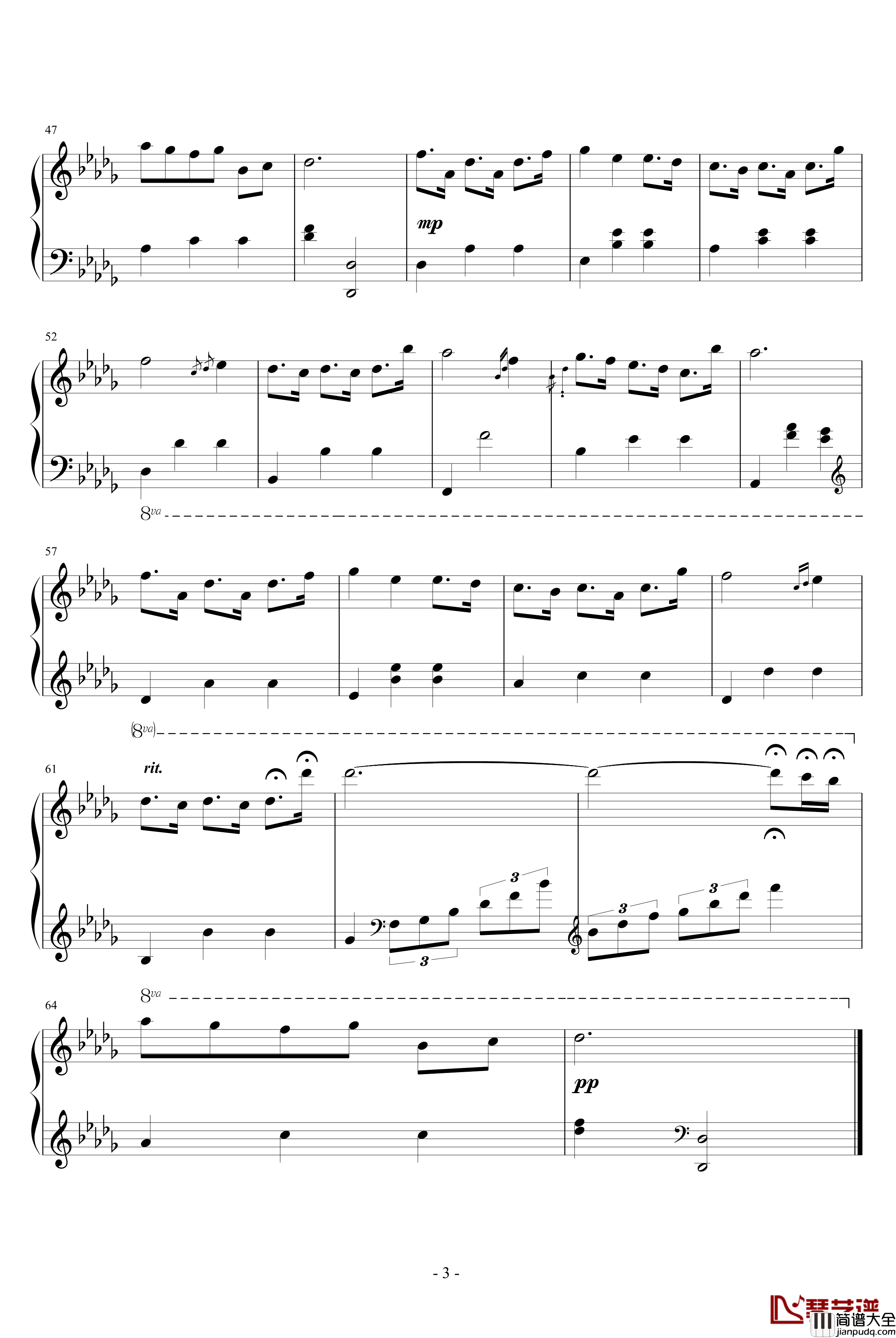 雨中漫步钢琴谱_Ku.Klux.Klan制作_未知分类