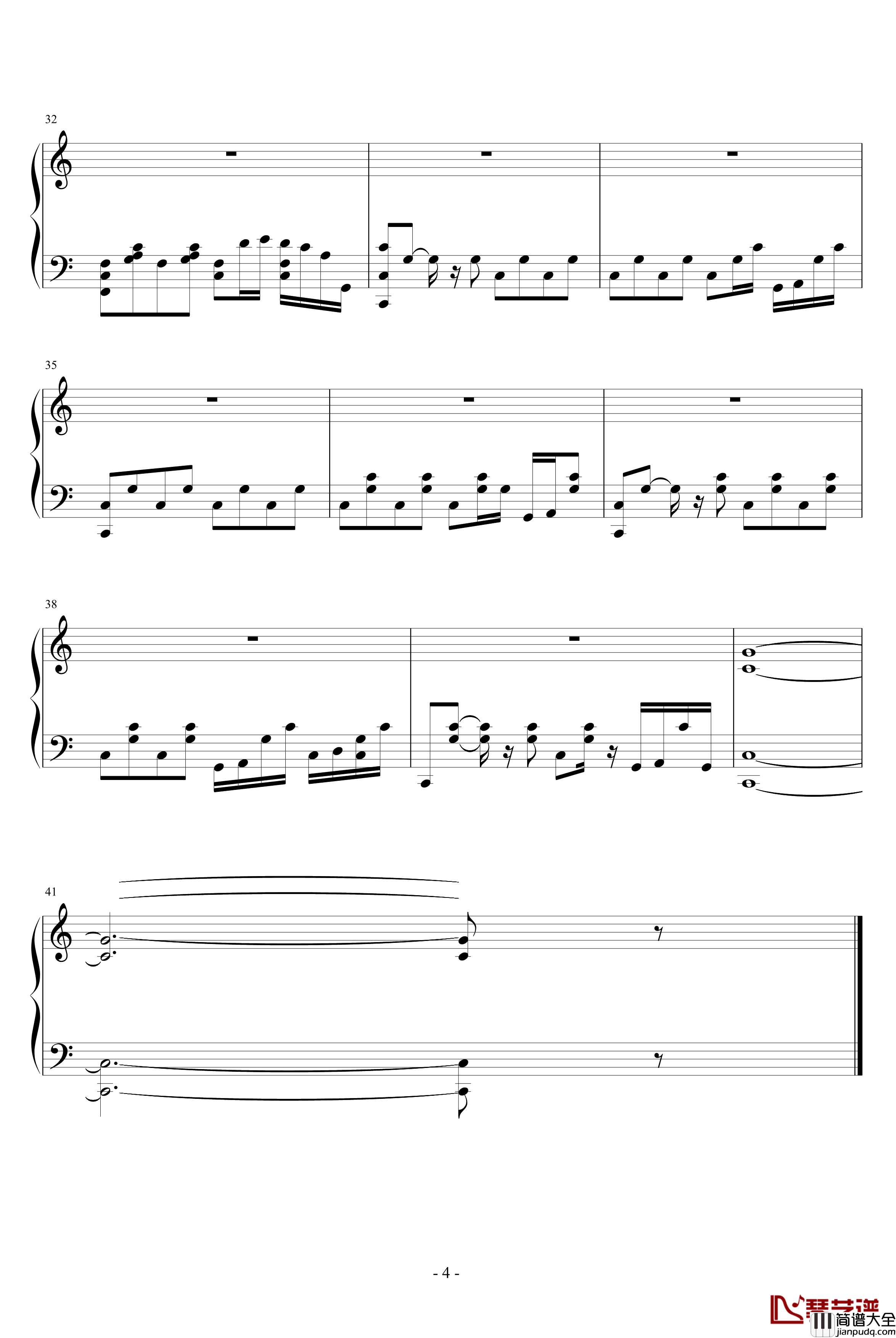 乡村抒情歌曲钢琴谱_未知分类