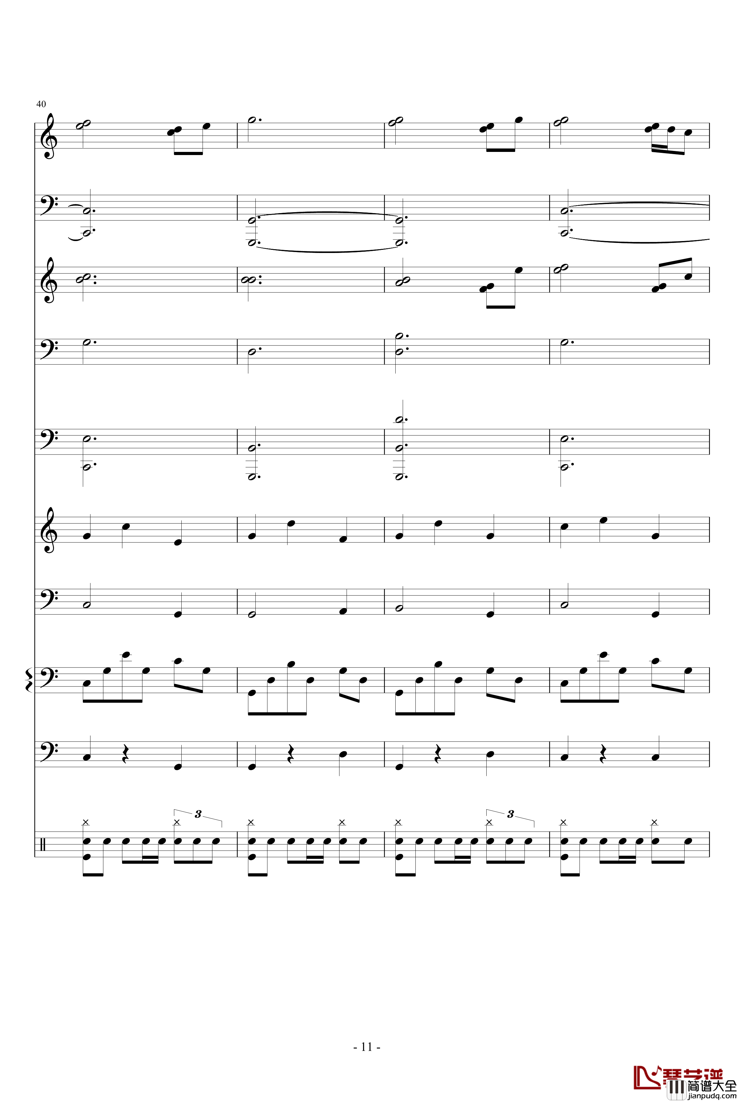 奇异恩典钢琴谱_世界名曲