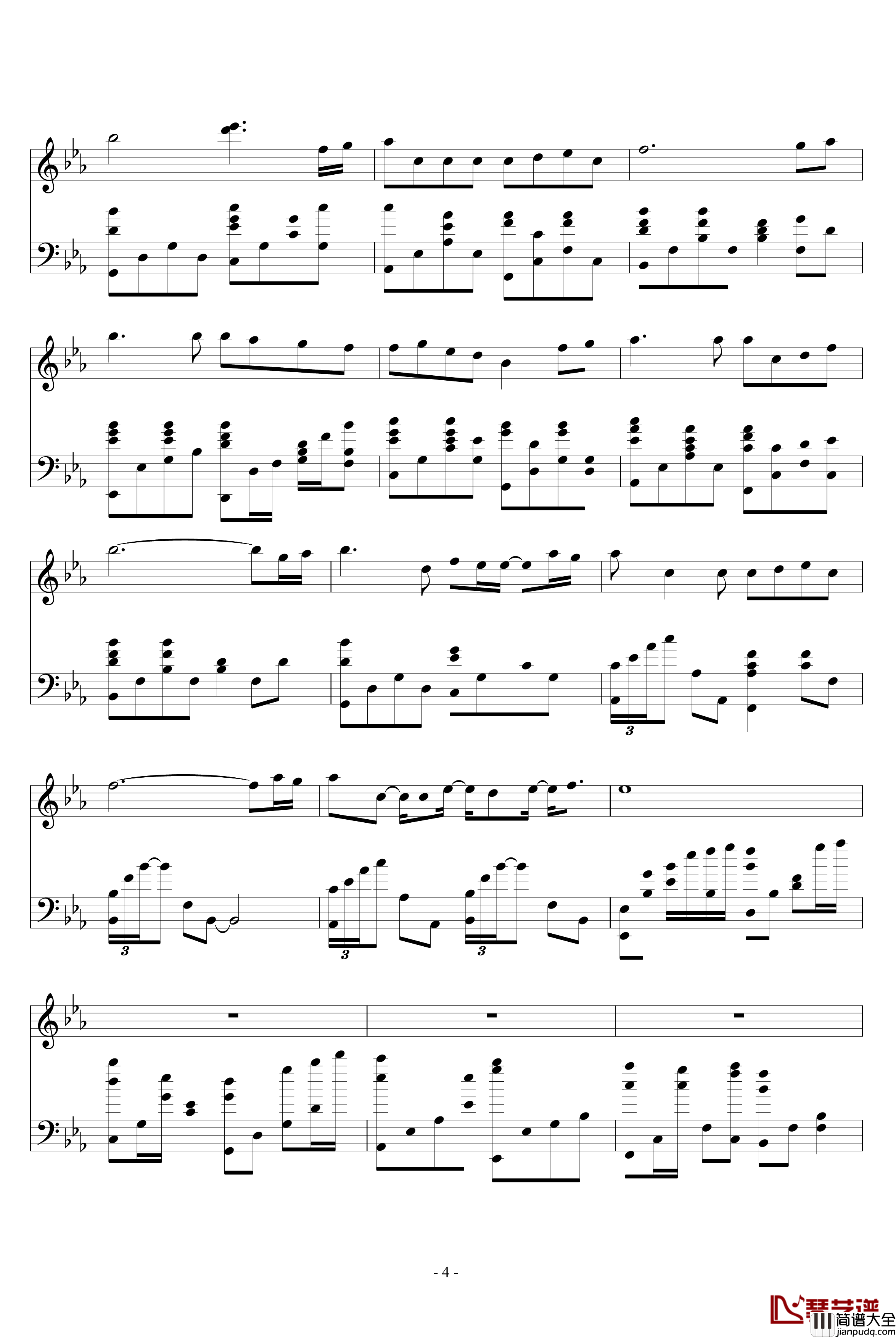 First_Time钢琴谱_光良