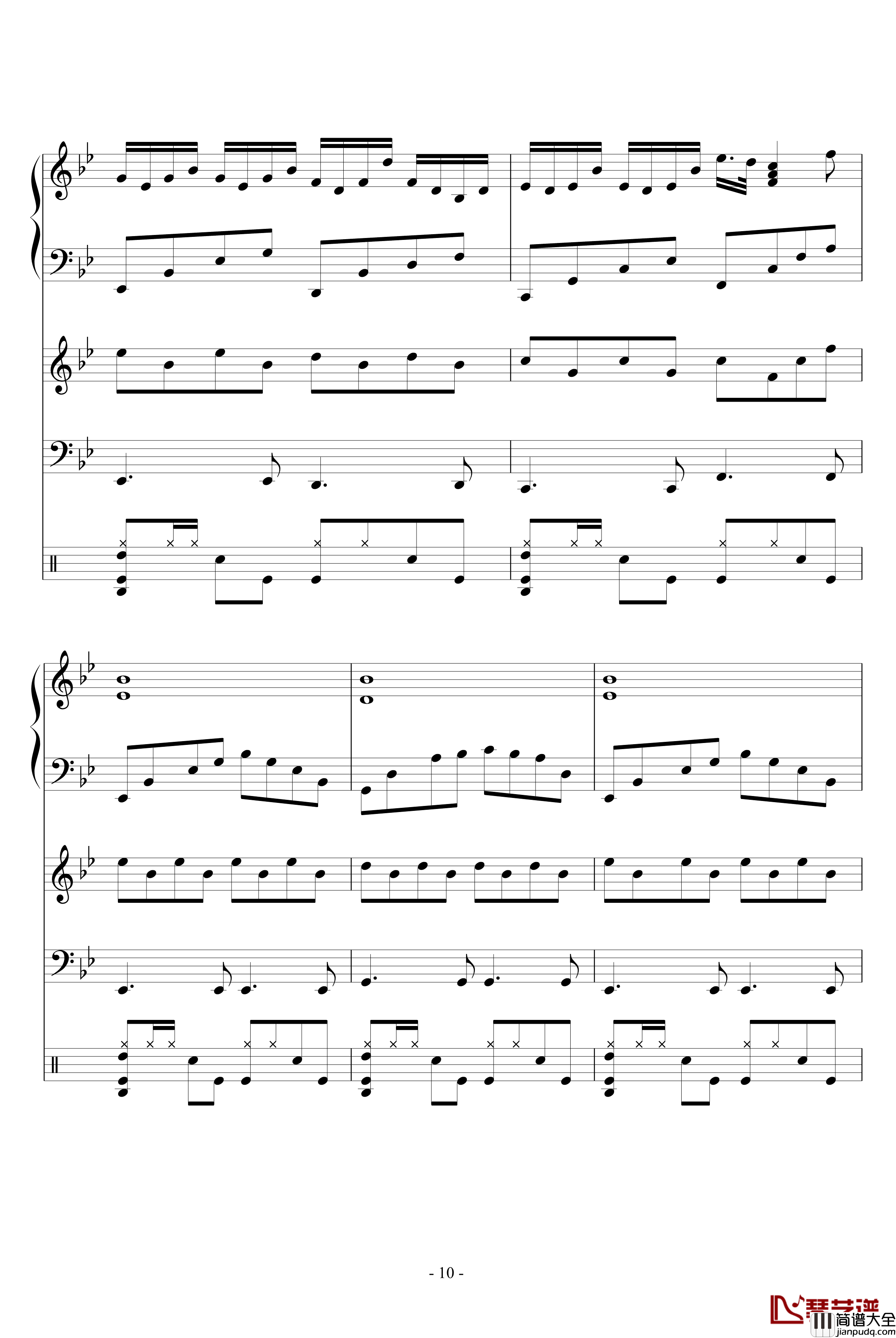 当吉他响起的时候钢琴谱_二_血腥残阳