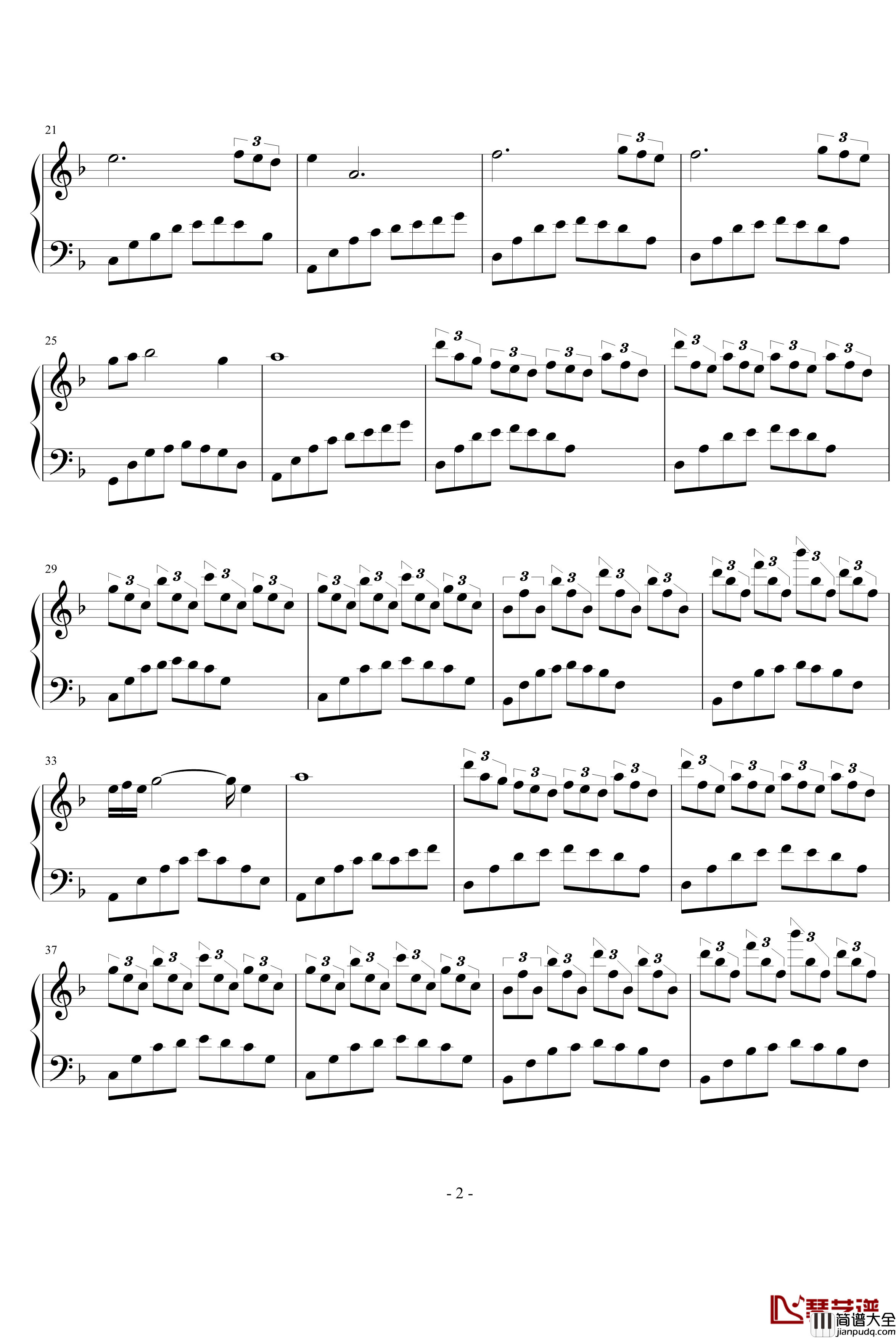 缘世风影钢琴谱_风花雨露