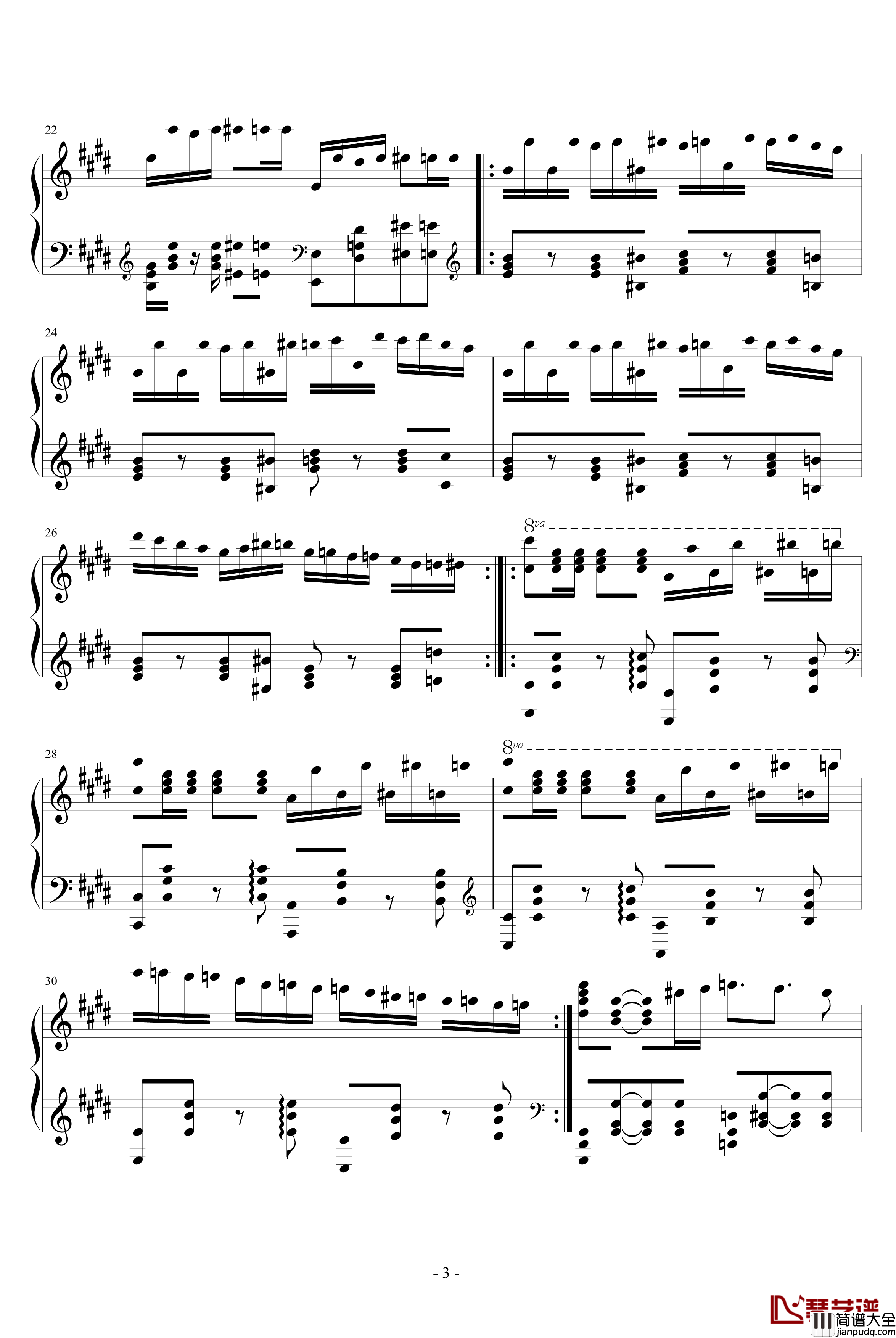 燃烧的琴弦钢琴谱_吴越