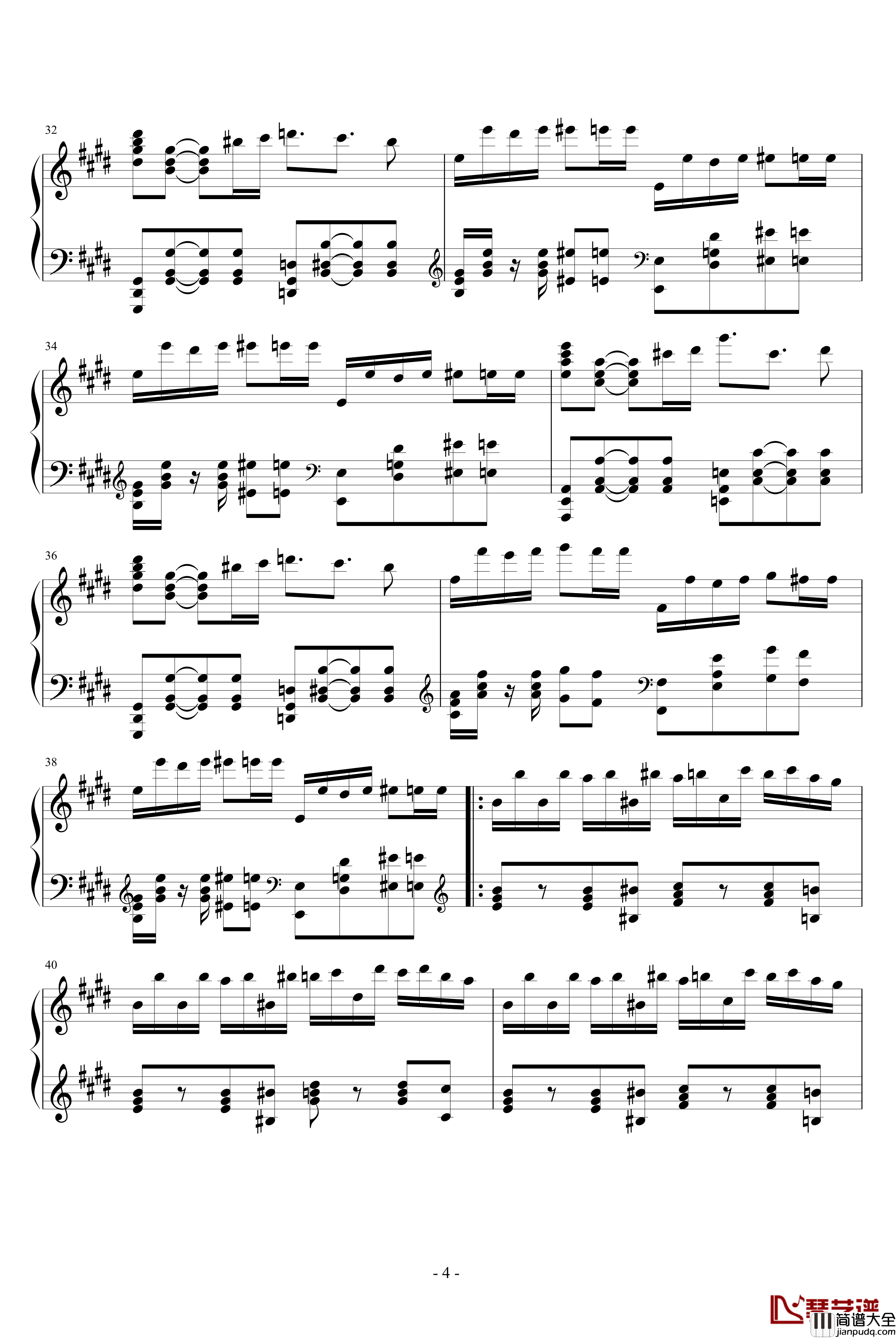 燃烧的琴弦钢琴谱_吴越