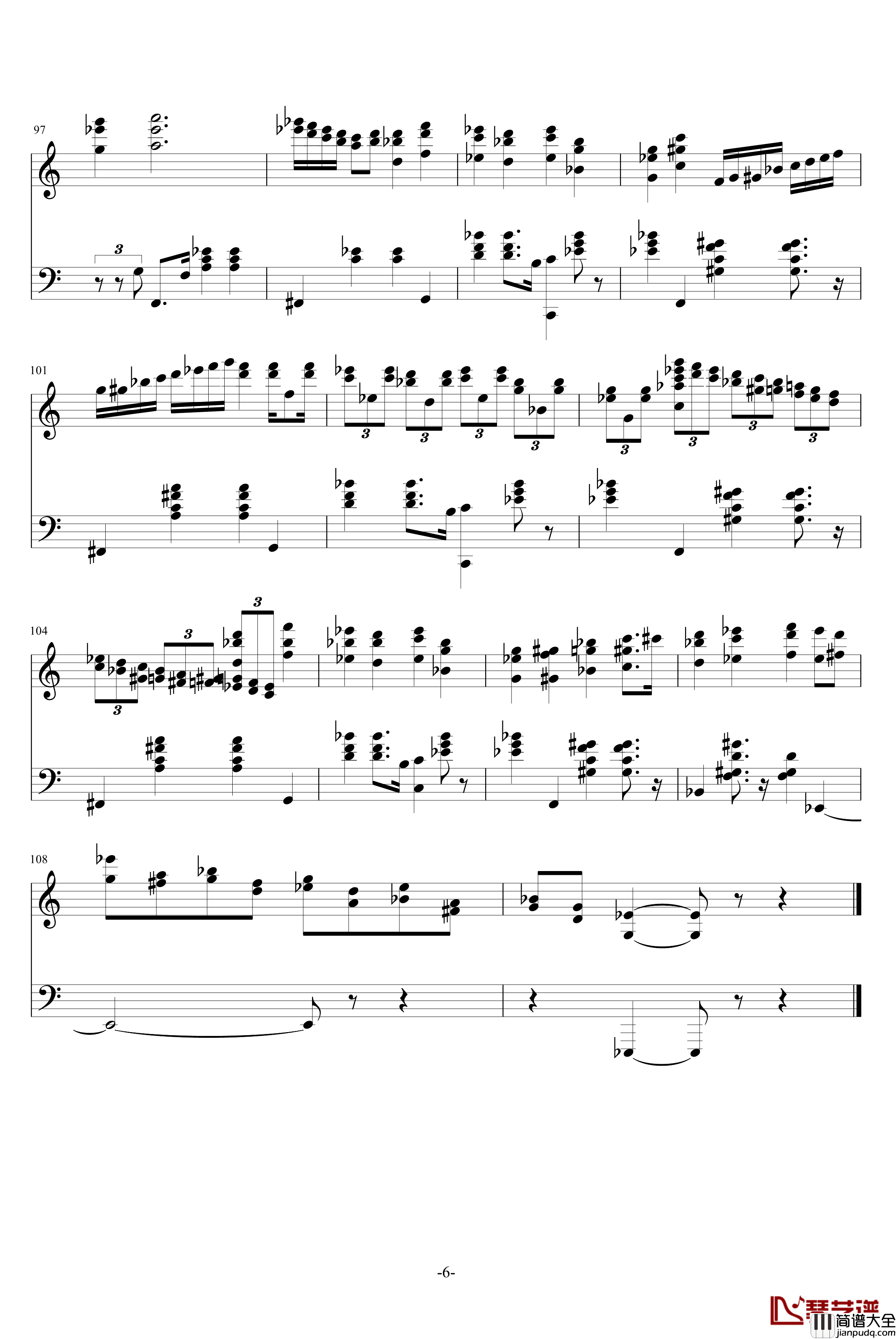 Magic_Waltz钢琴谱_基本接近原版_海上钢琴师