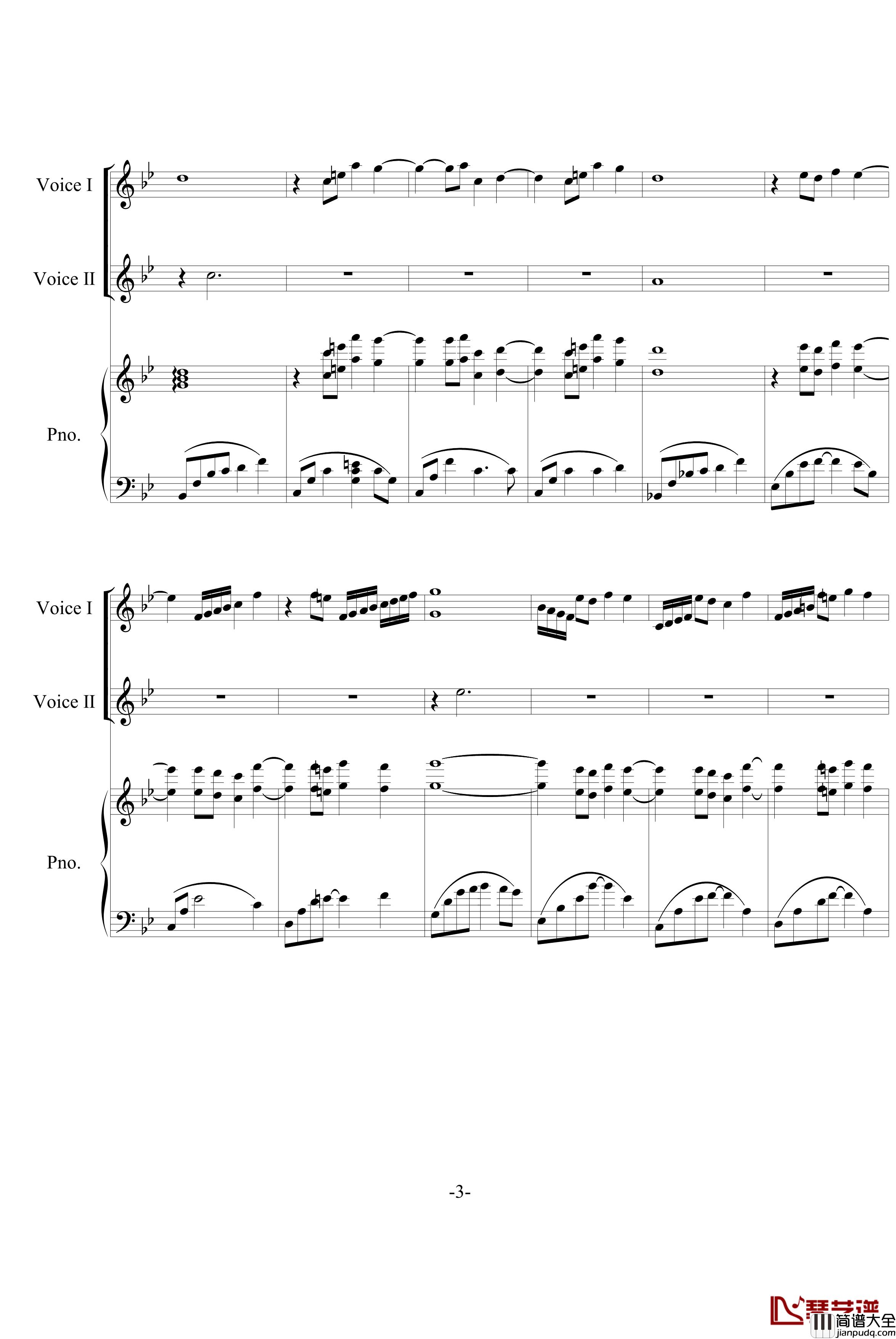 巨蟹座钢琴谱_清新版_游戏