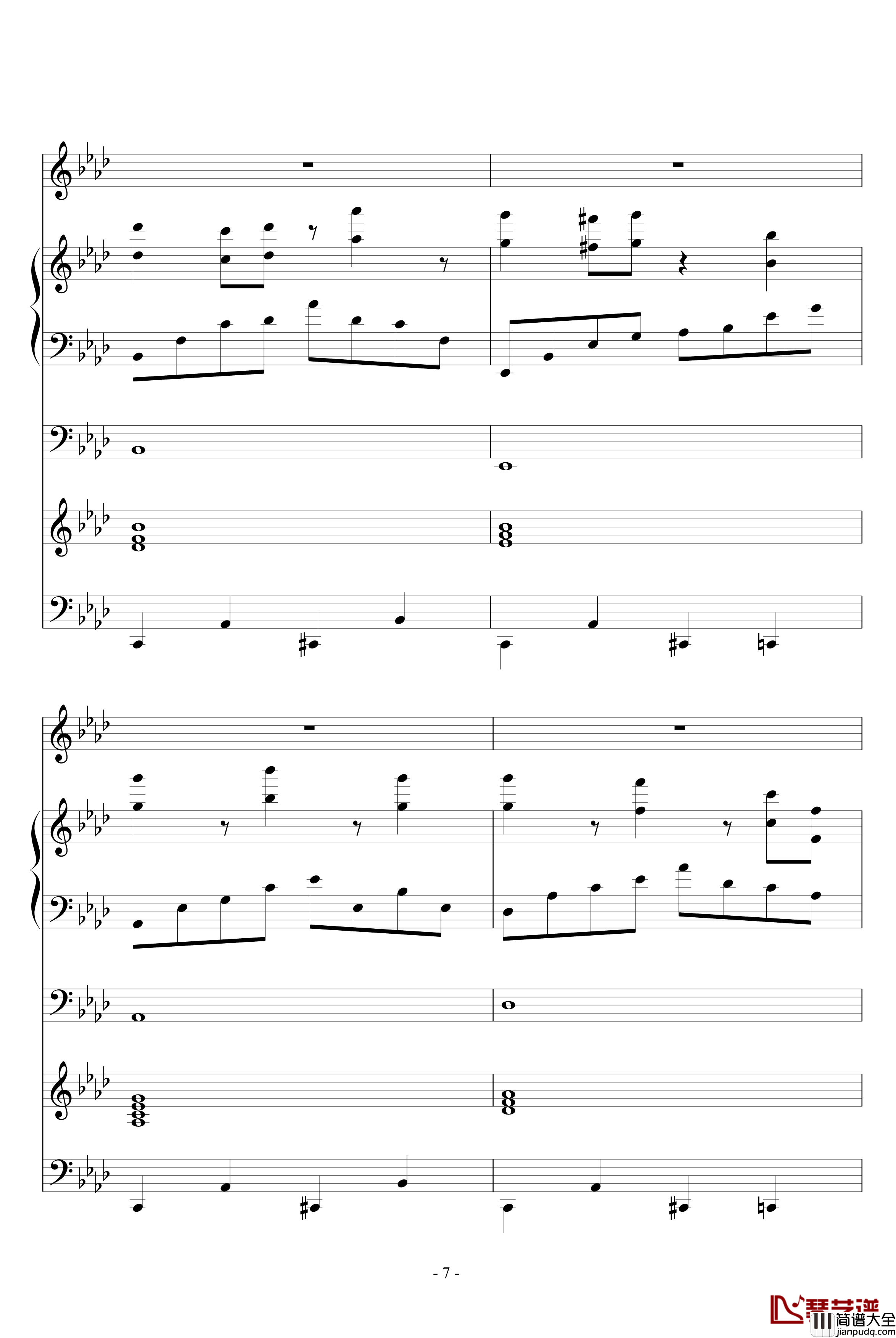 魅吻钢琴谱_ellocz