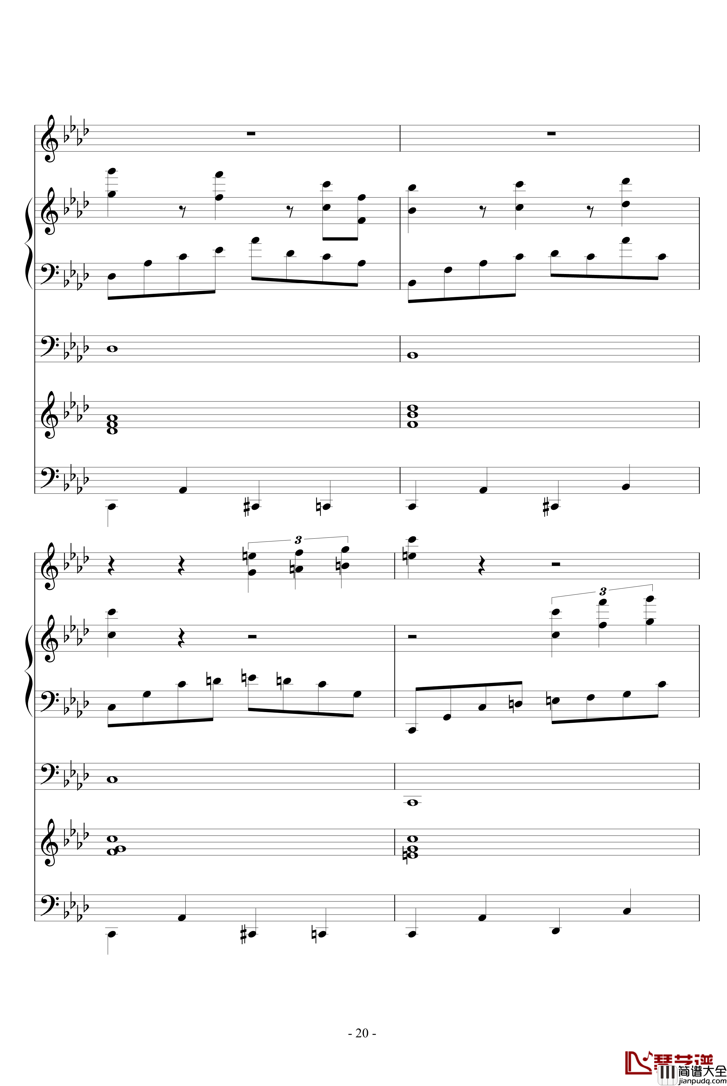 魅吻钢琴谱_ellocz