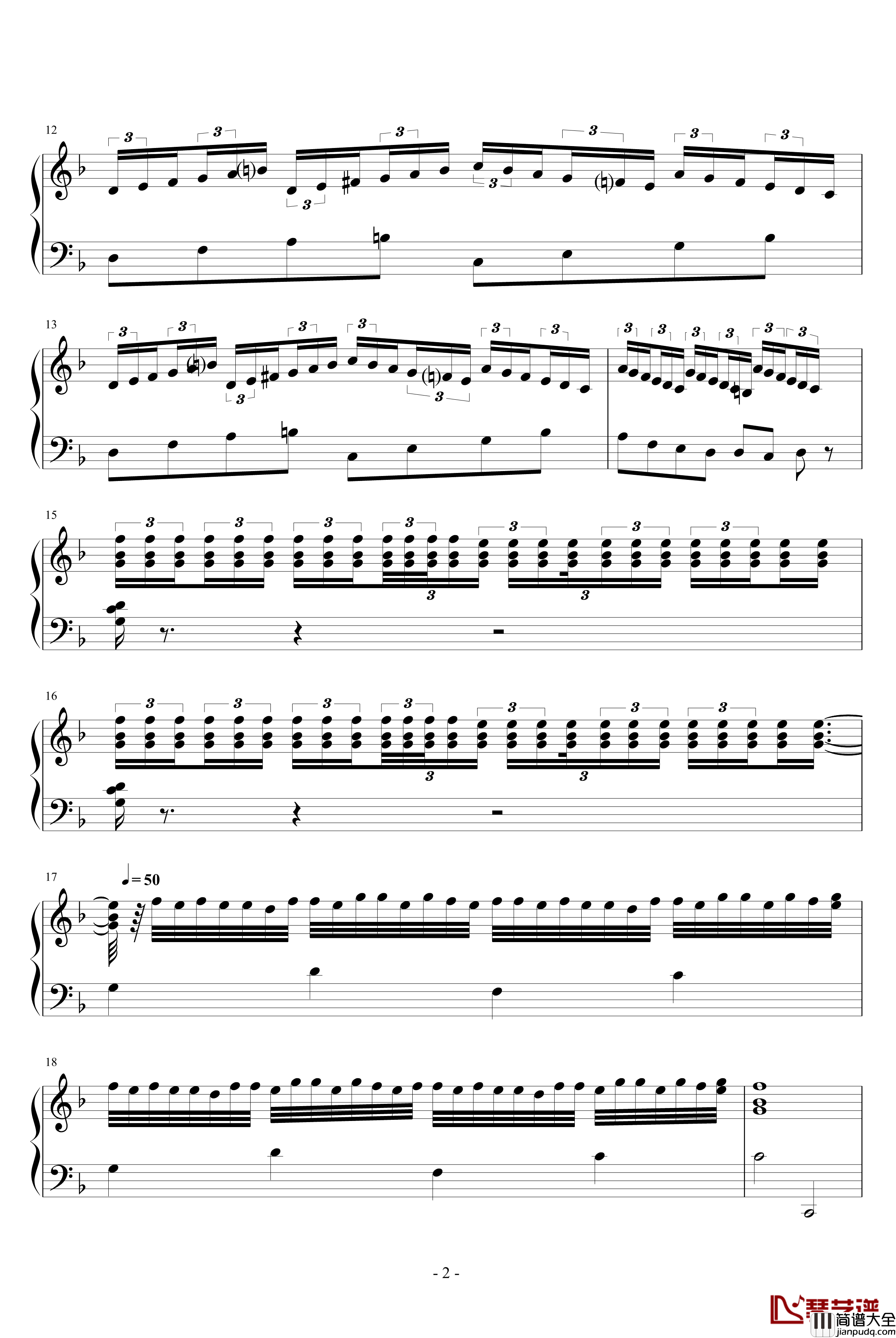 超级玛丽Bonus钢琴谱_极限变奏_超级玛莉