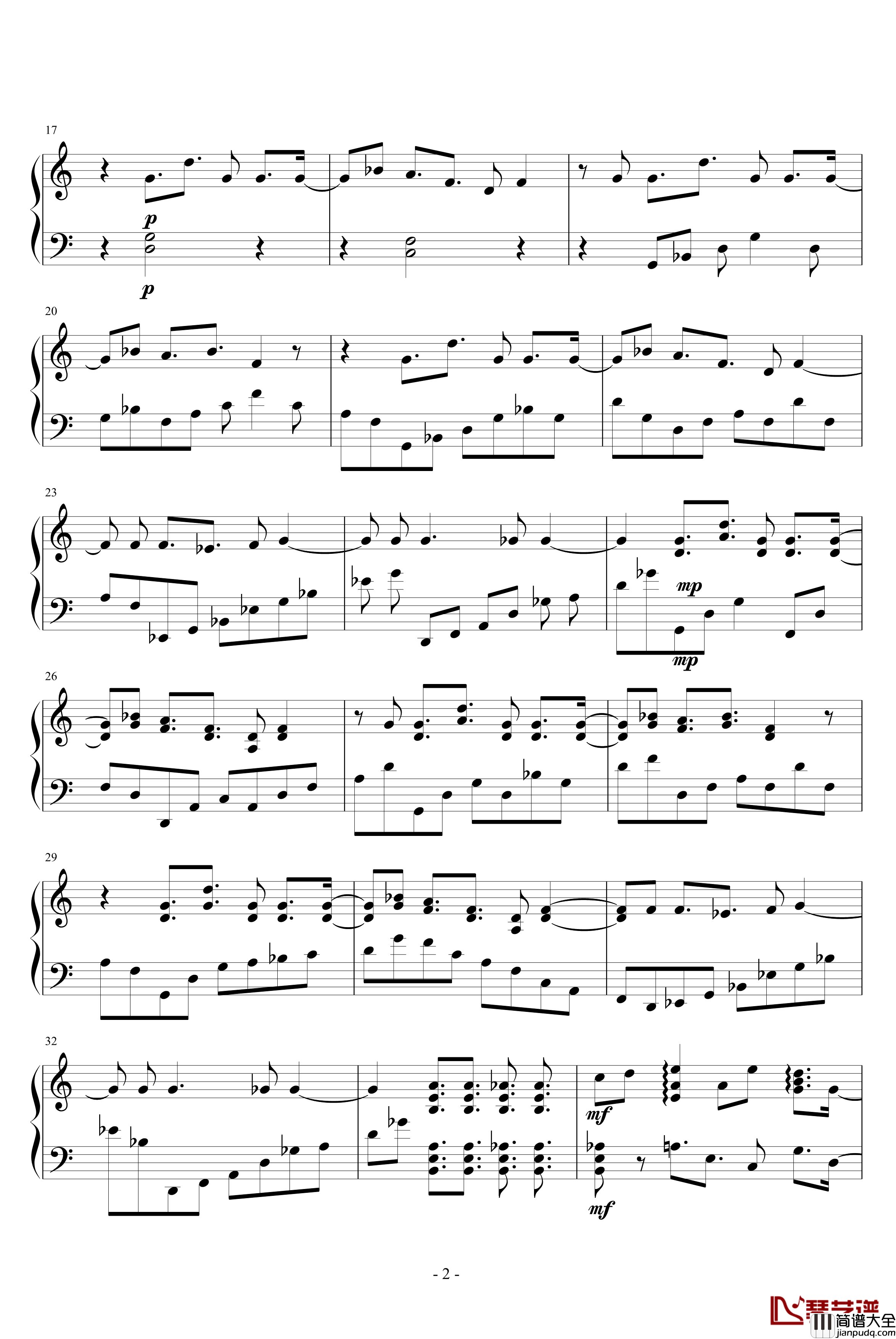 恋人を射ち堕とした日钢琴谱_韩日剧