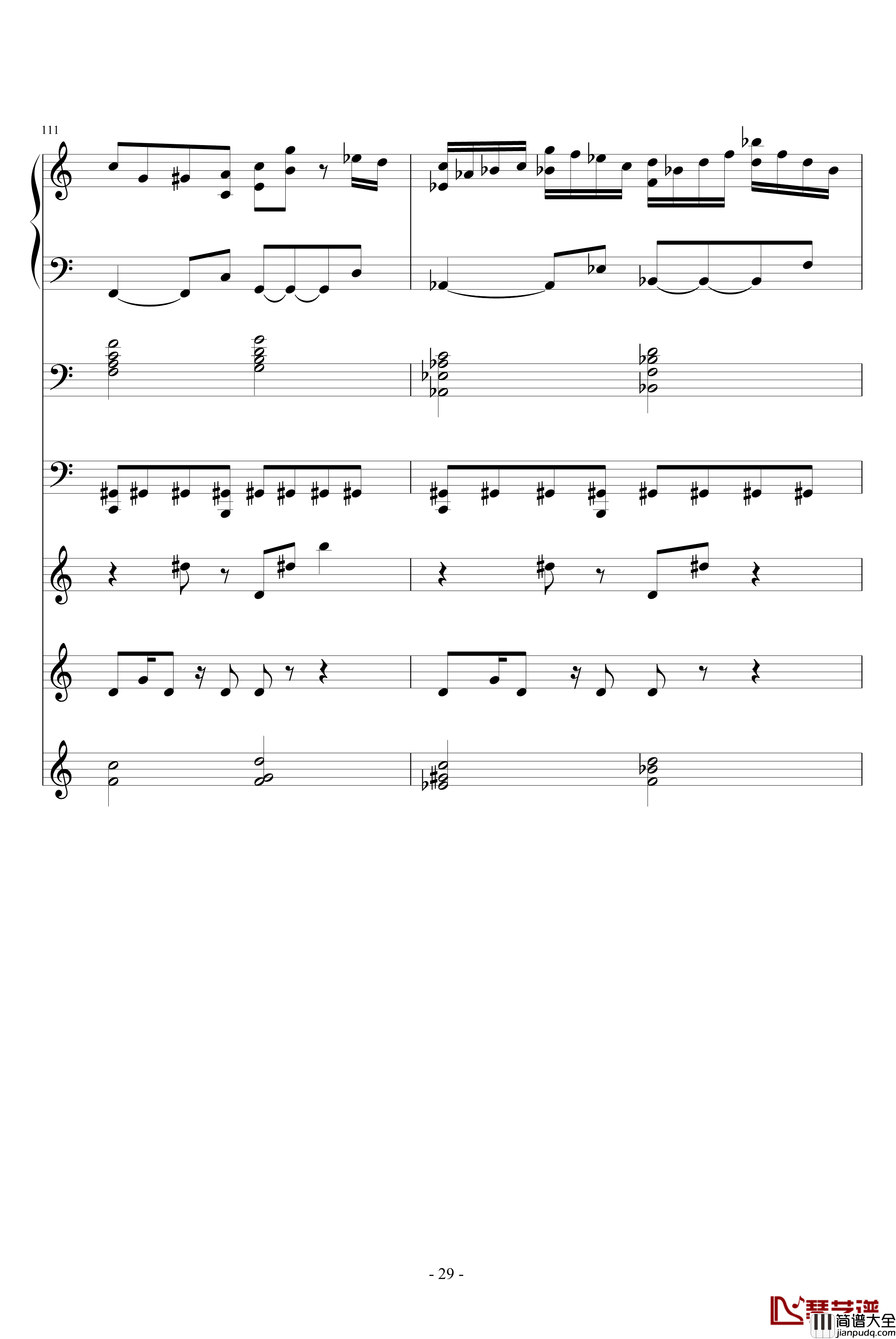 自由之舞钢琴谱_ellocz