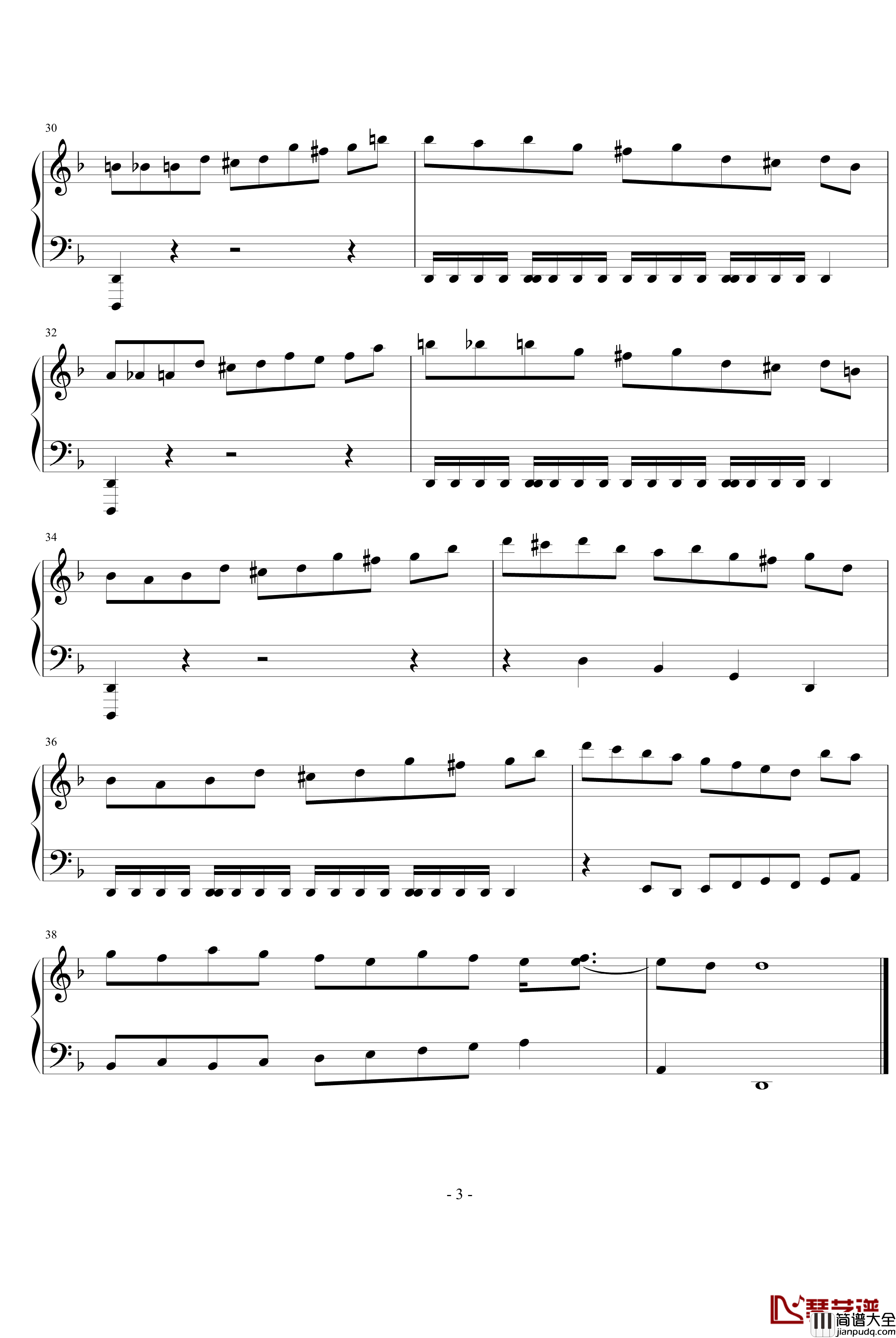 Noblesse_Oblige_CODE_GEASS第一季插曲钢琴谱_叛逆的鲁鲁修