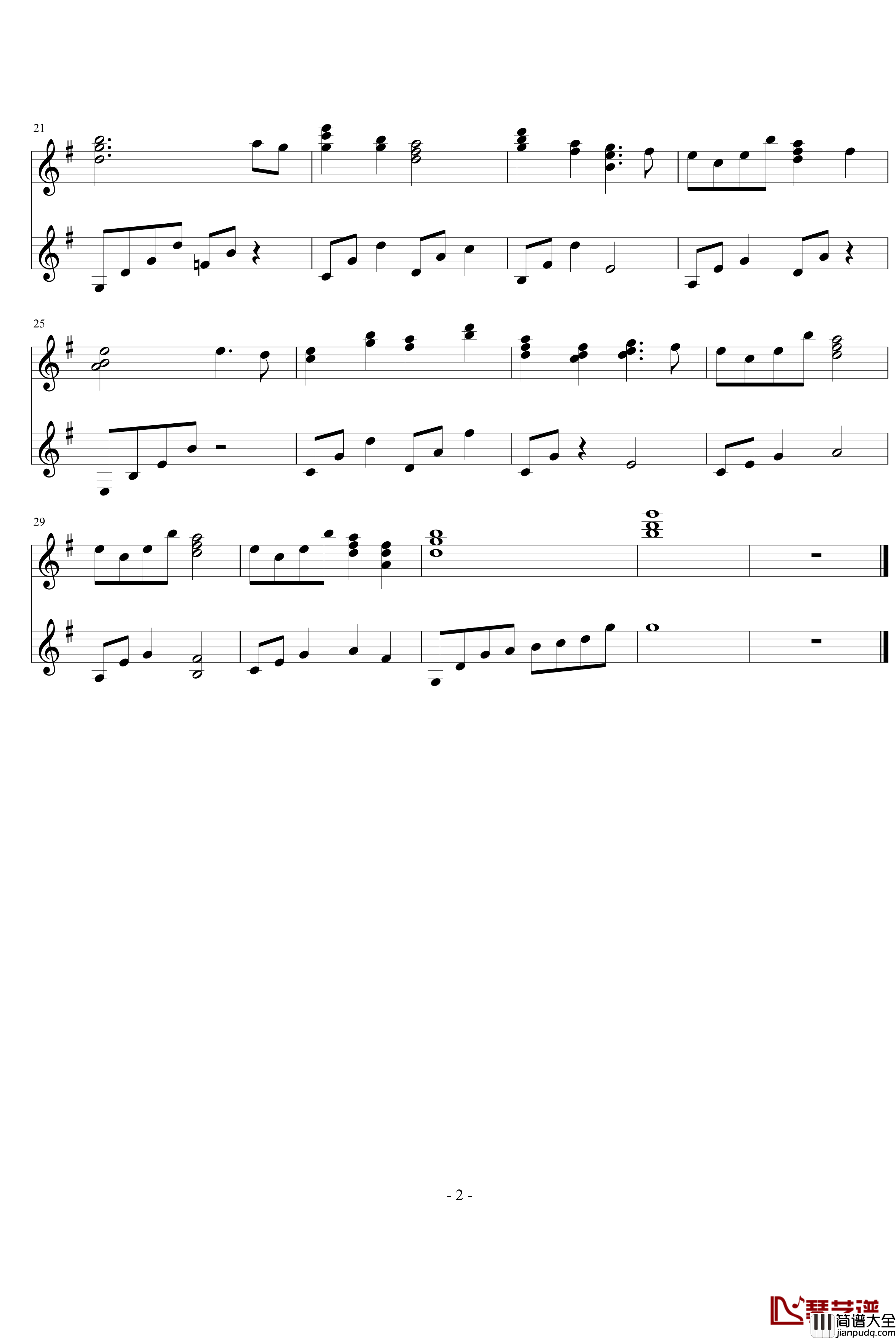 If_I_Were_A_Bird钢琴谱_僕は、鳥になる_叛逆的鲁鲁修