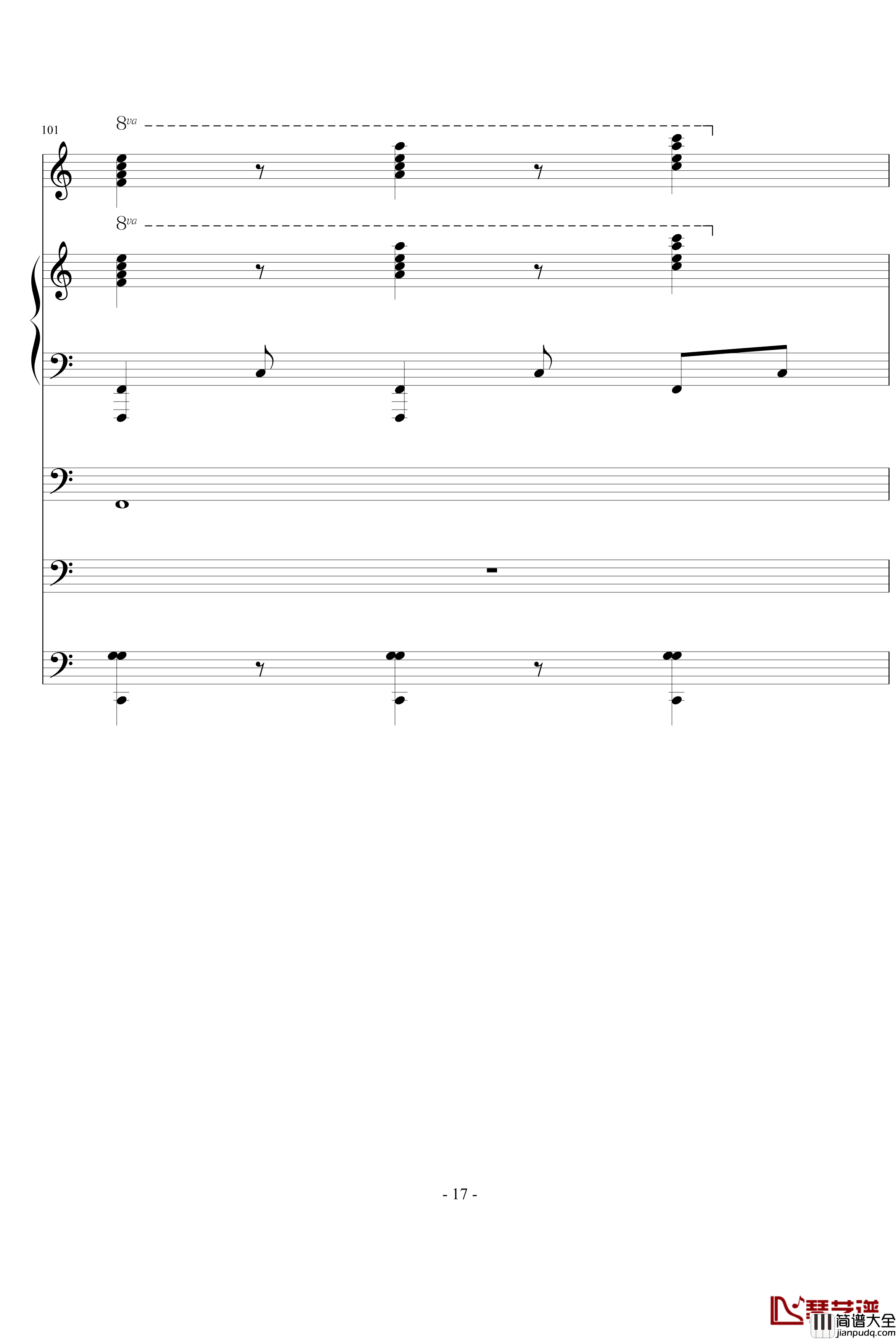 破军钢琴谱_ellocz