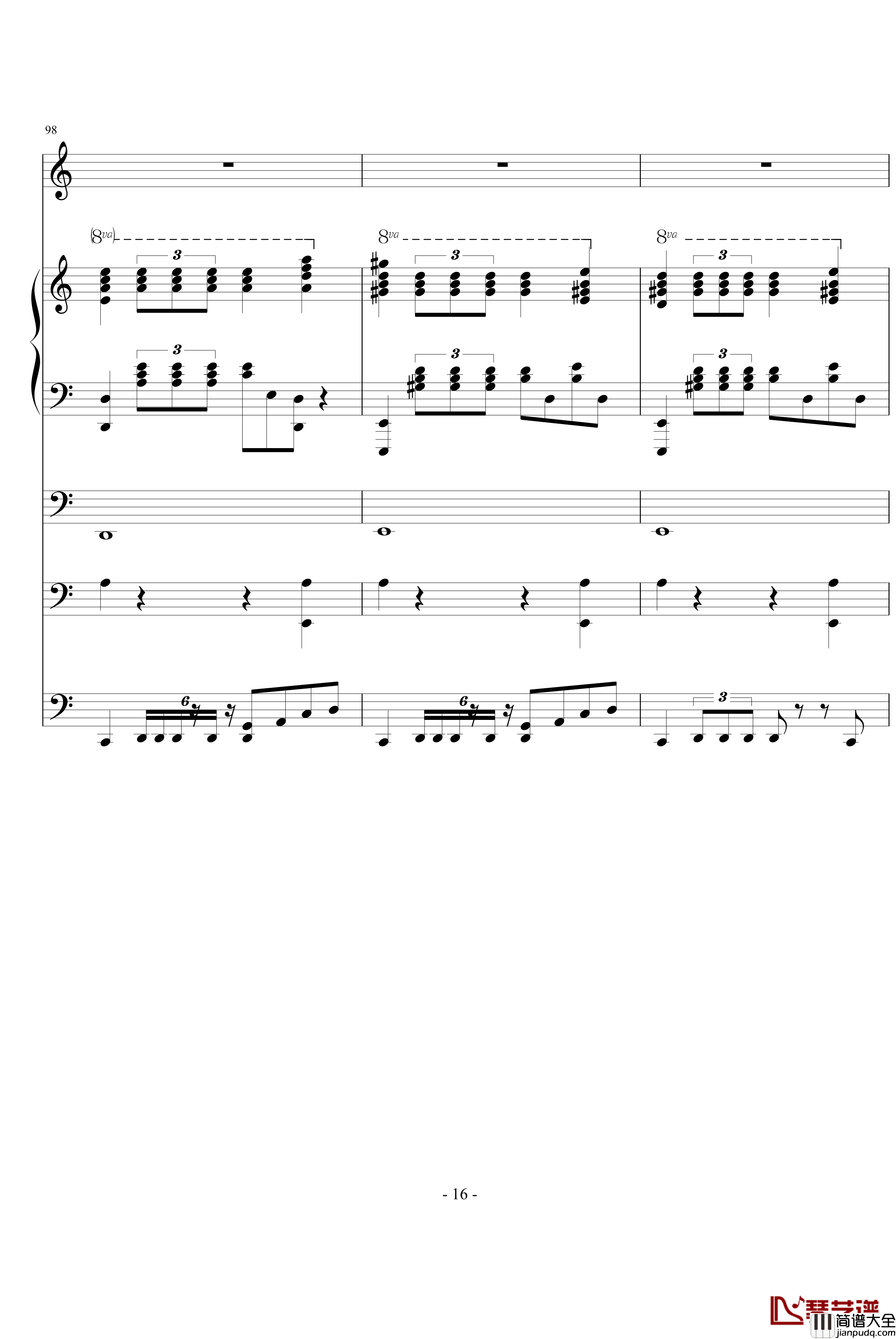 破军钢琴谱_ellocz