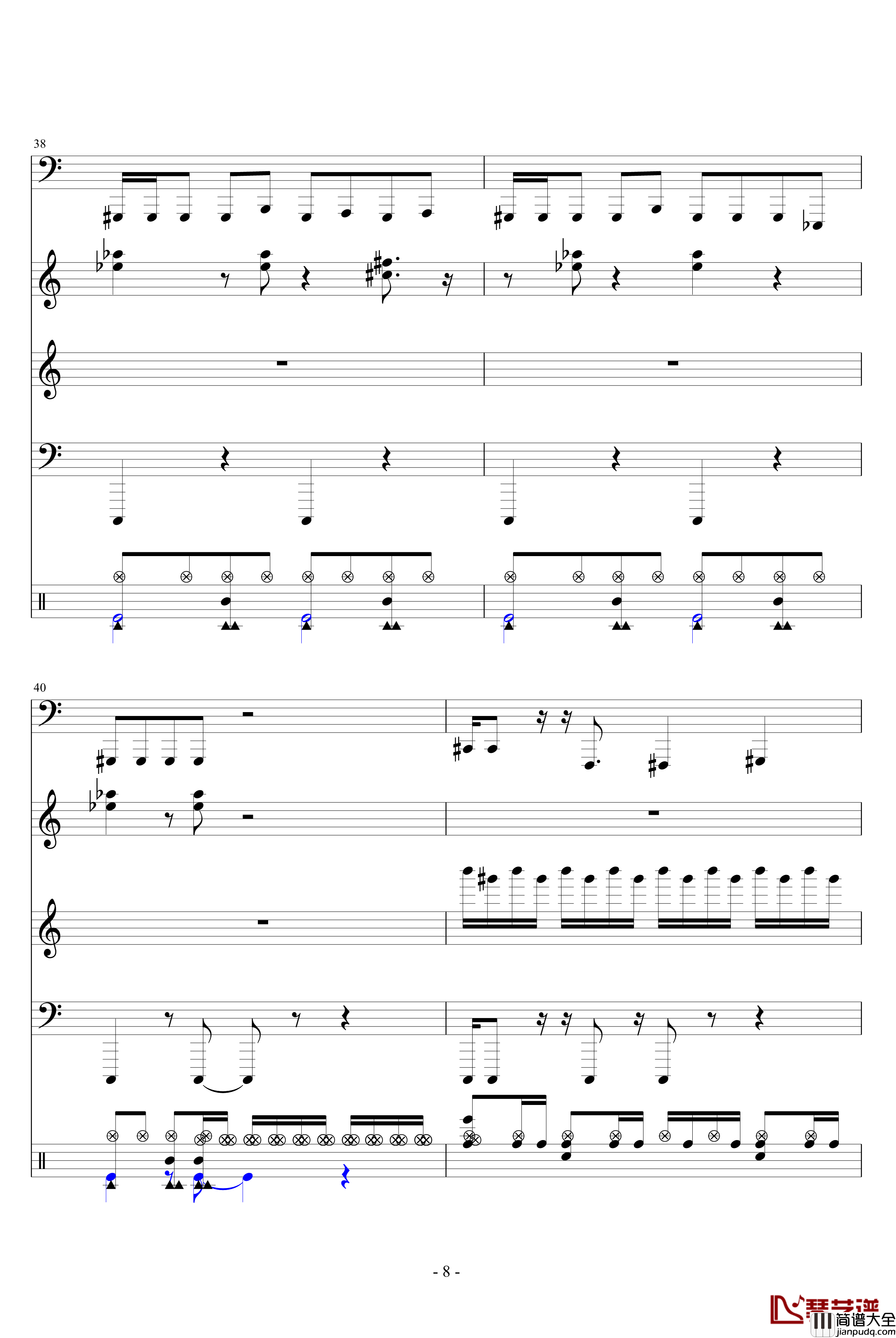 马力医生钢琴谱_超牛的总谱_游戏_FC