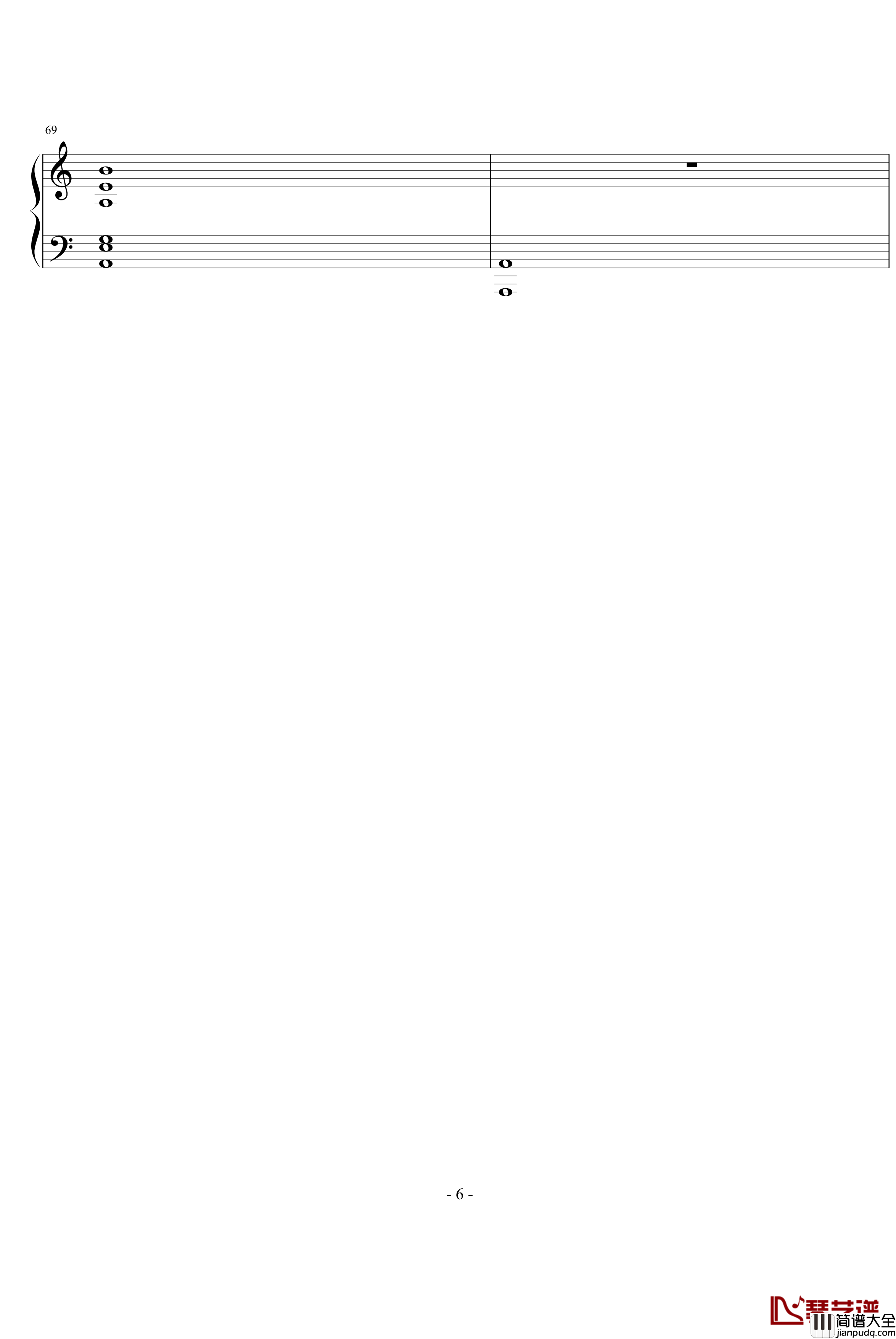 烟城钢琴谱_炎冰城