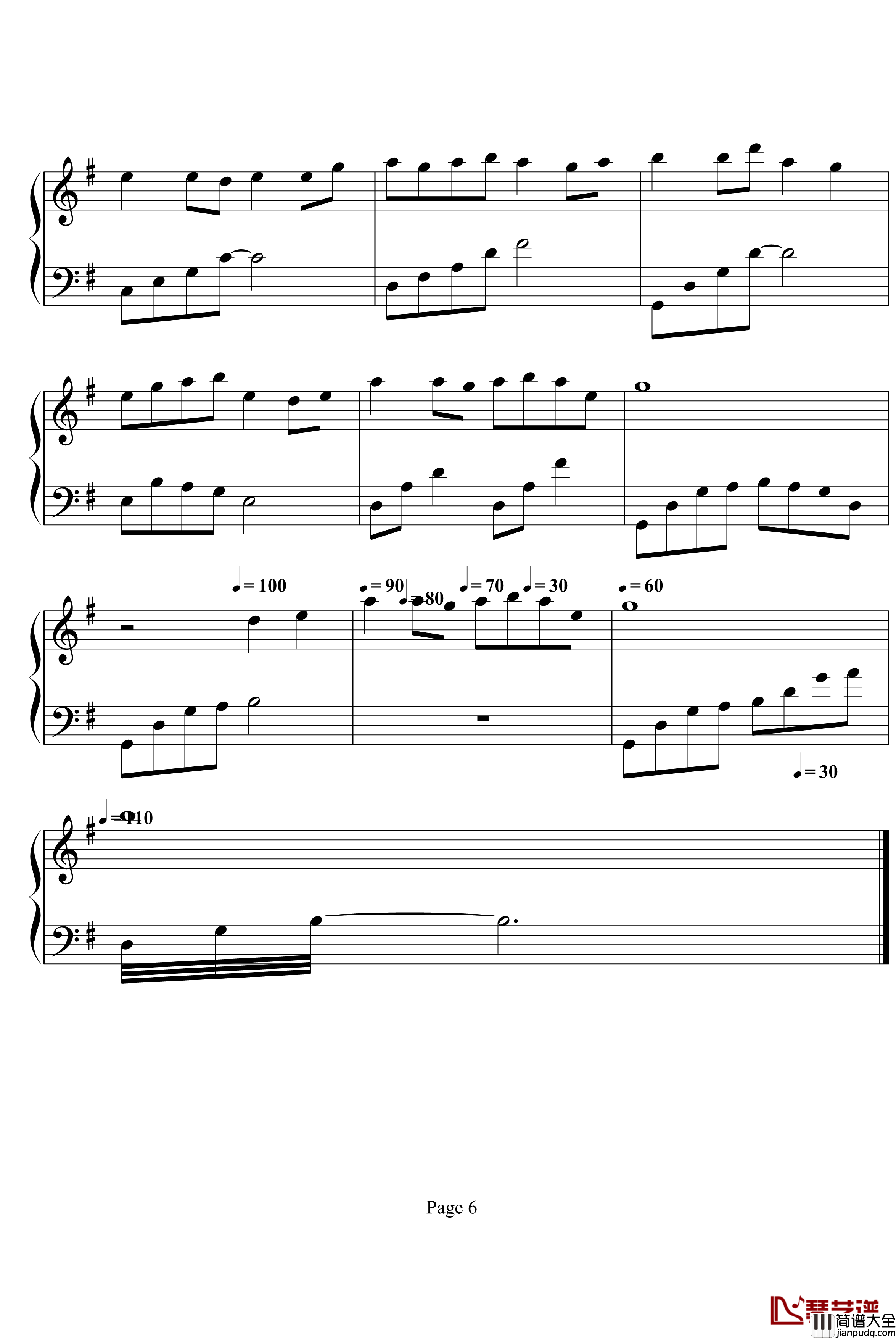 茶茗钢琴谱_凤鸣