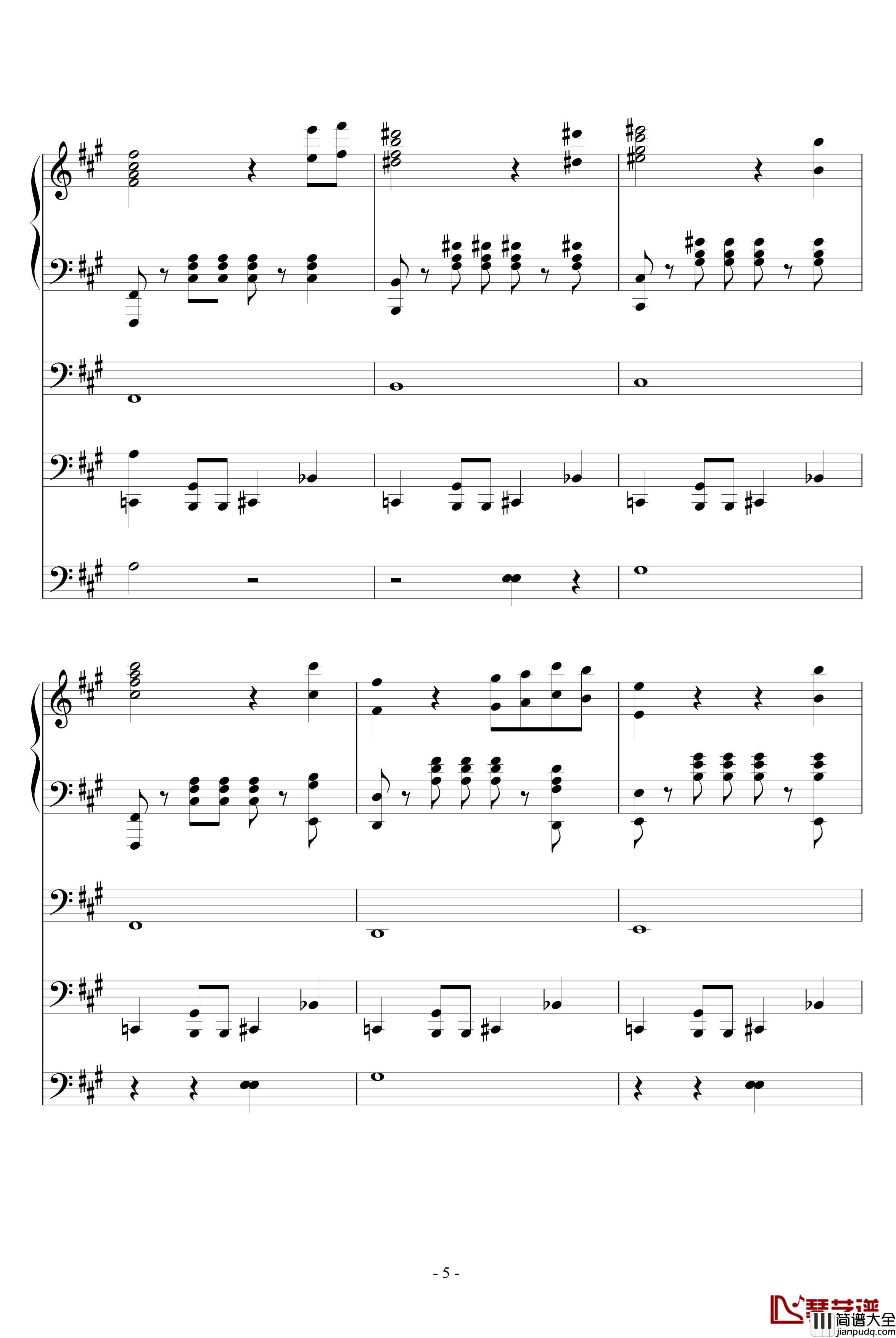 故乡月钢琴谱_ellocz