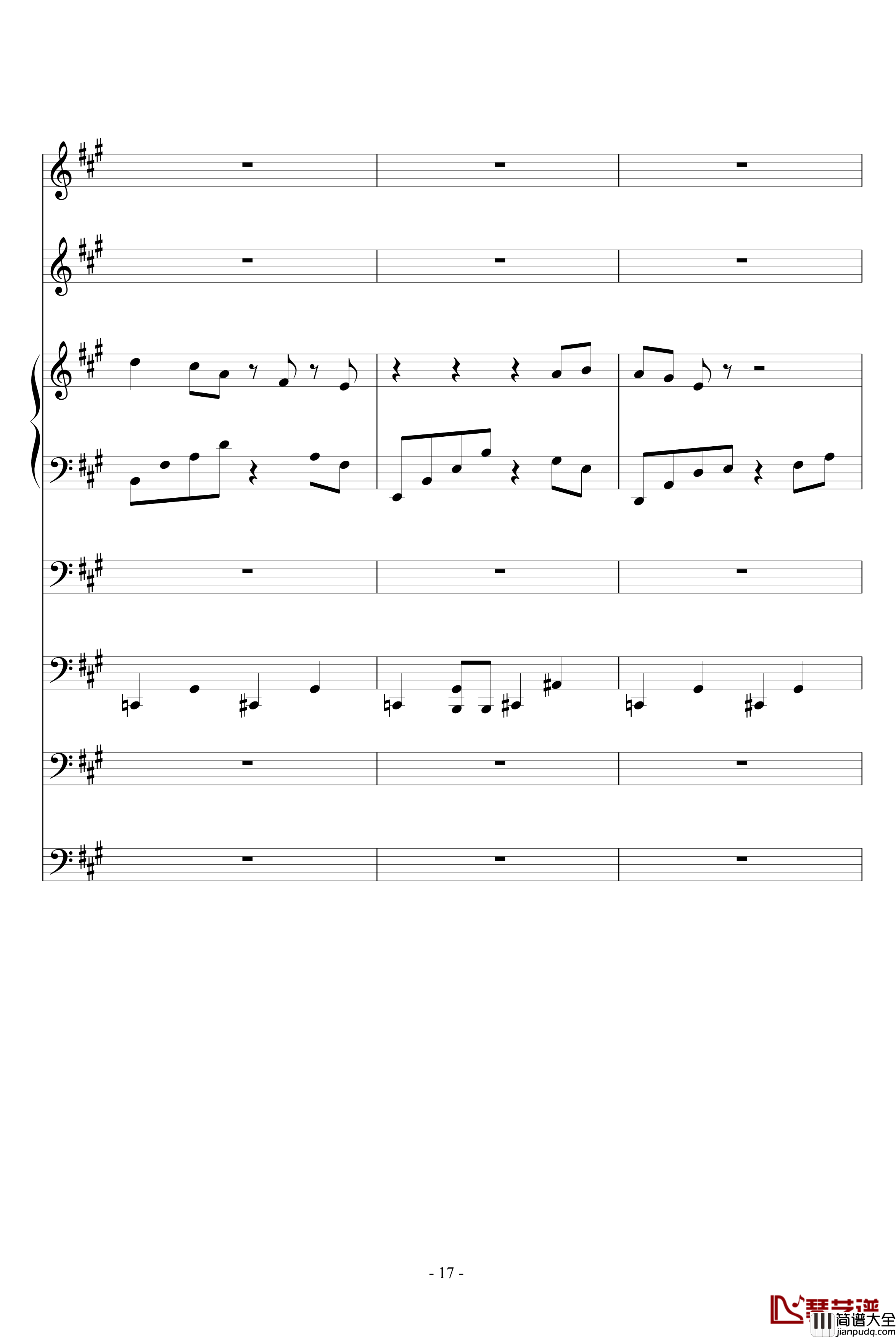 故乡月钢琴谱_ellocz